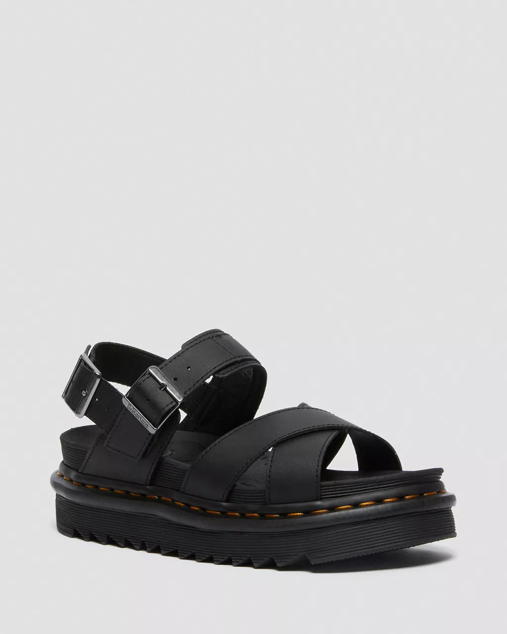 Voss Ii Leather Sandals In Black