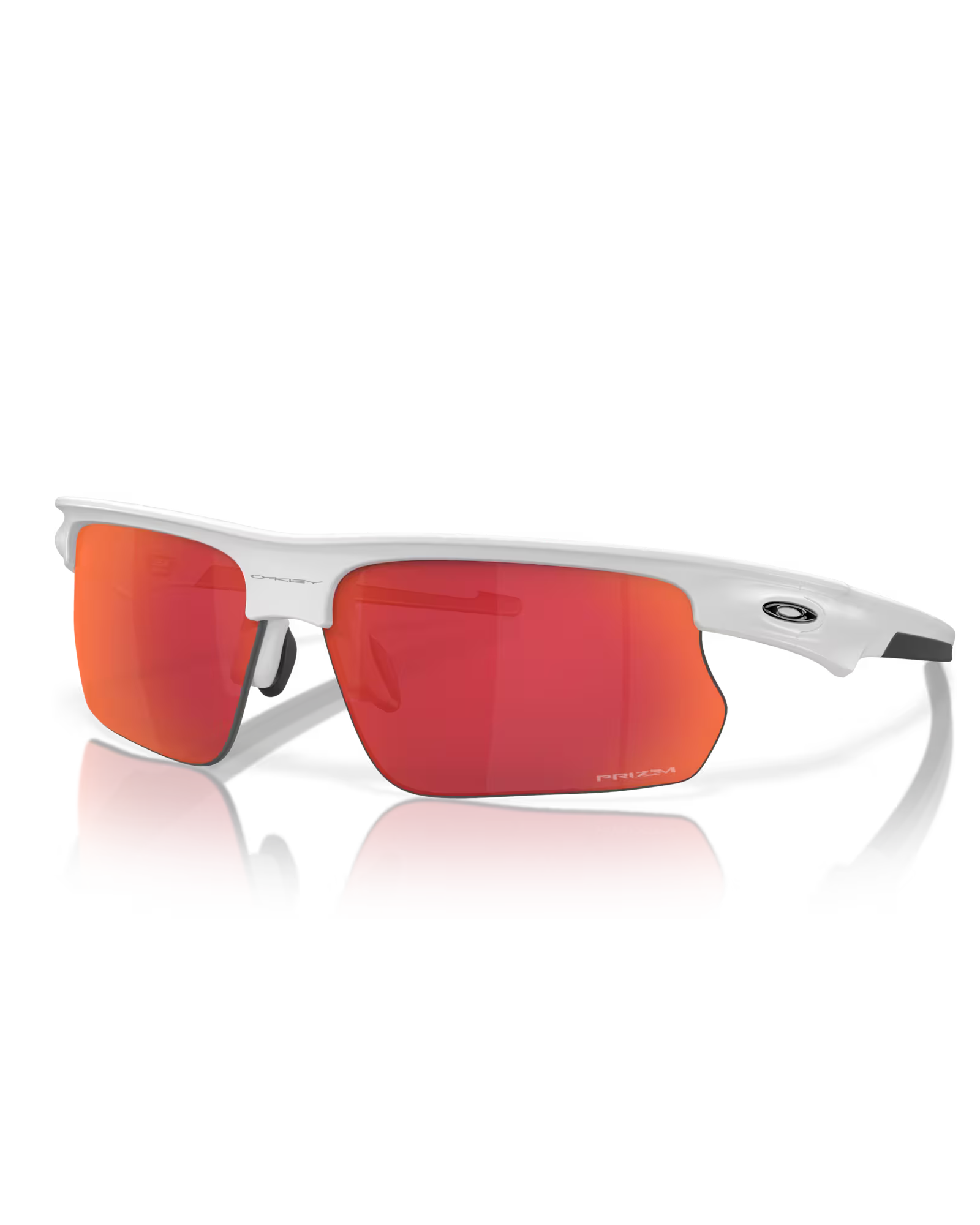 Bisphaera Prizm Sunglasses  In Matte WhiteandPrizm Field