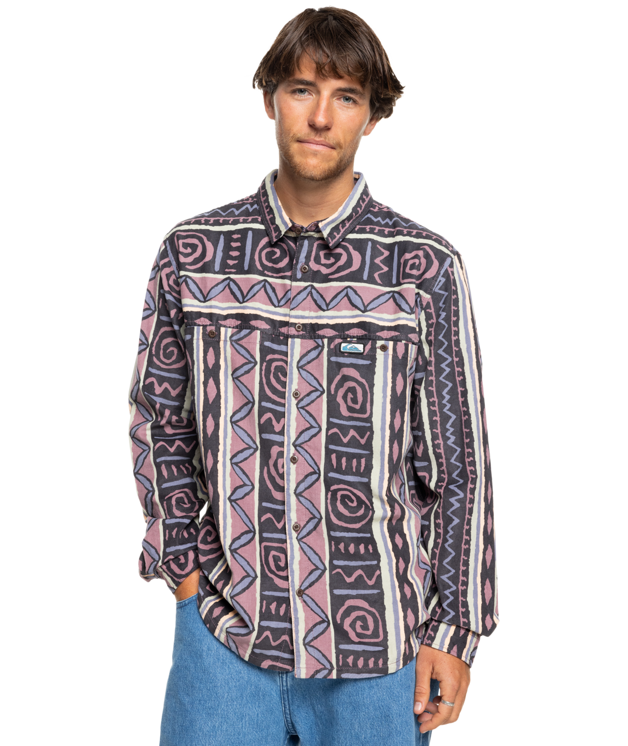 Wasilla Shirt In Grape Shake