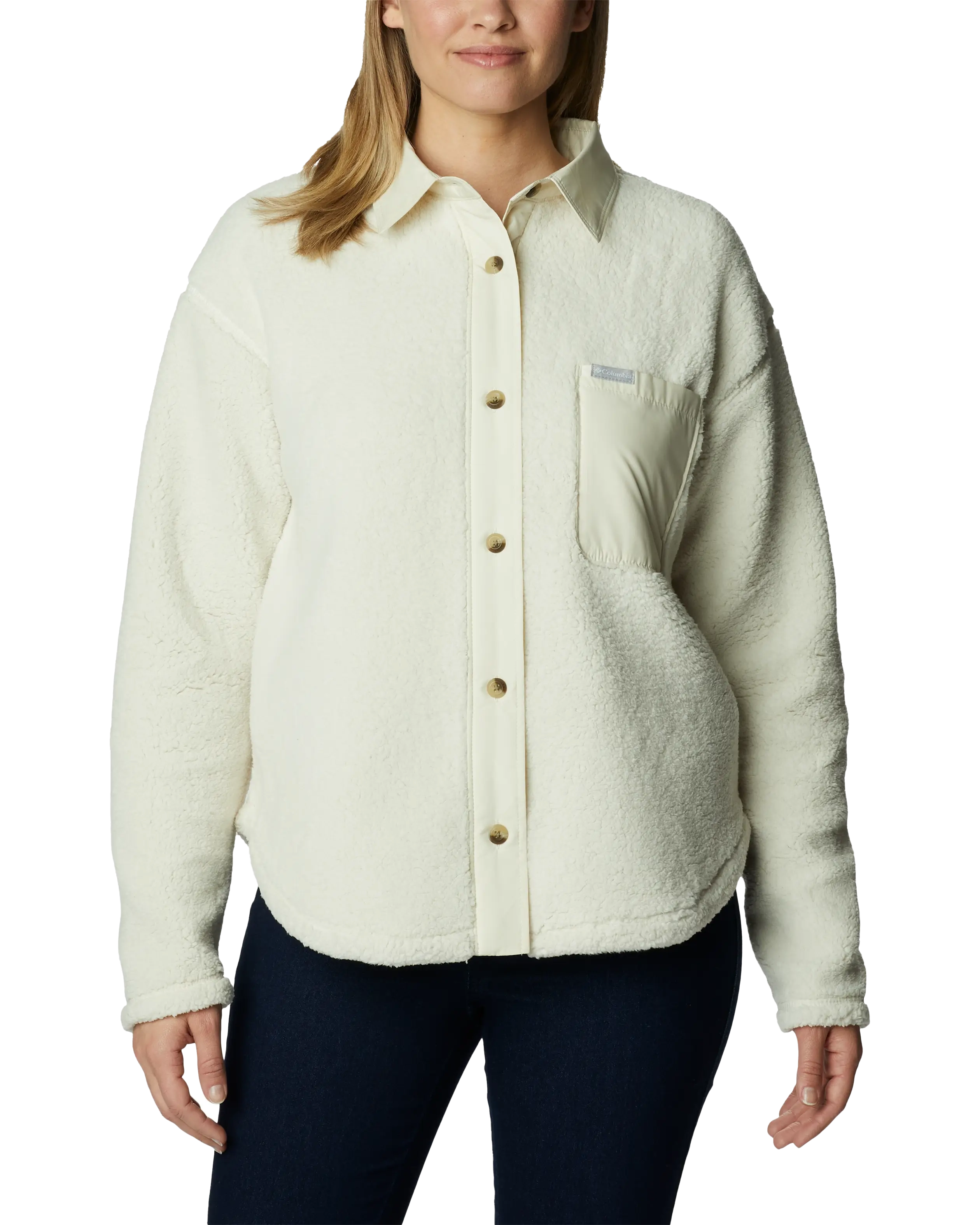 West Bend Shirt Jacket In Chalk