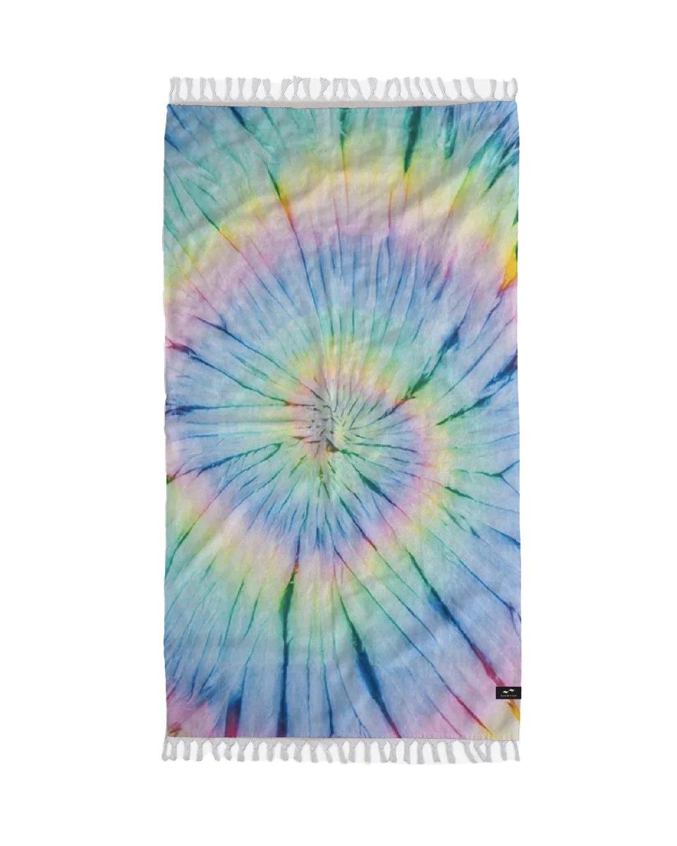Willow Turkish Towel In Spiral Dye