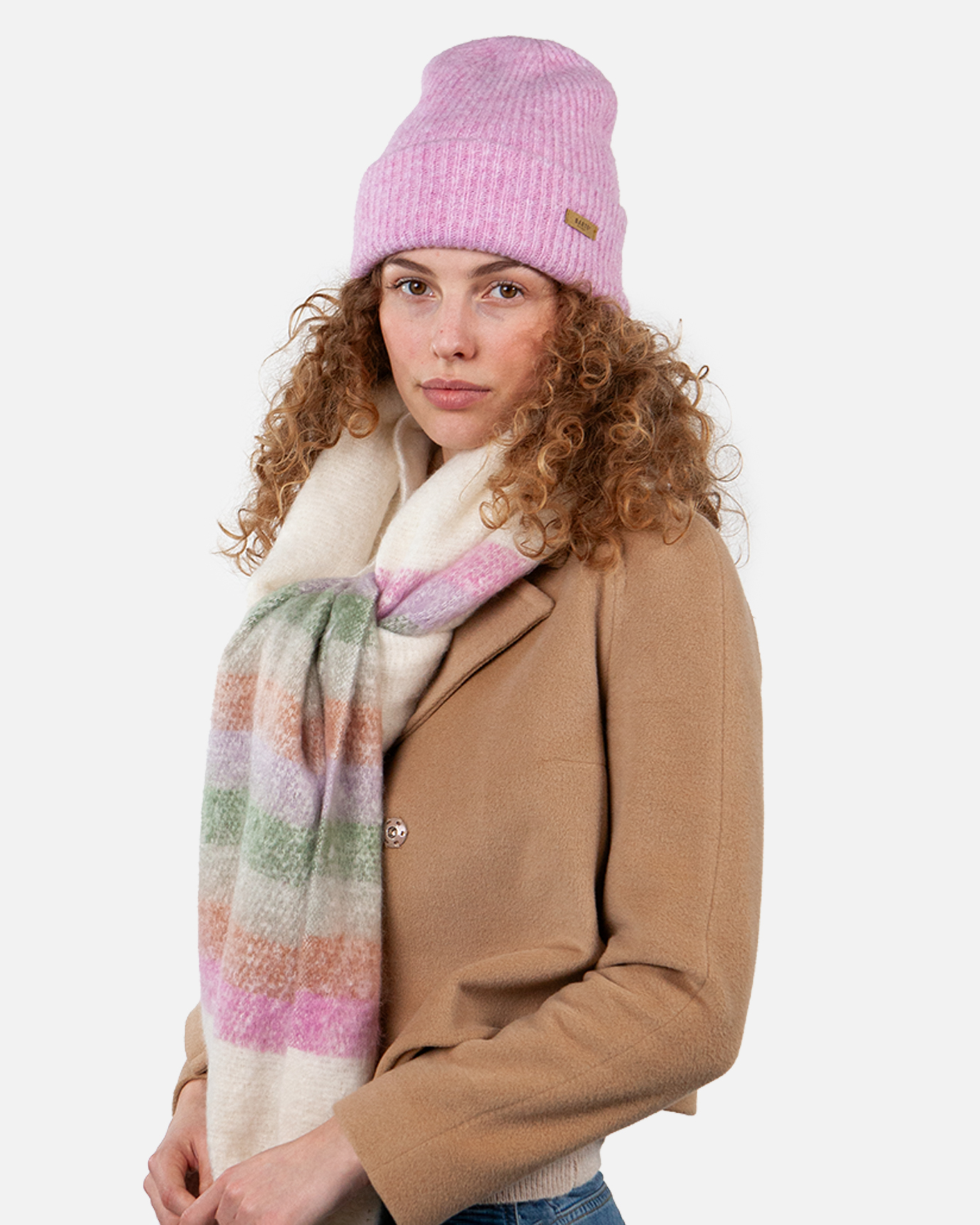 Witzia Beanie In Dusty Pink
