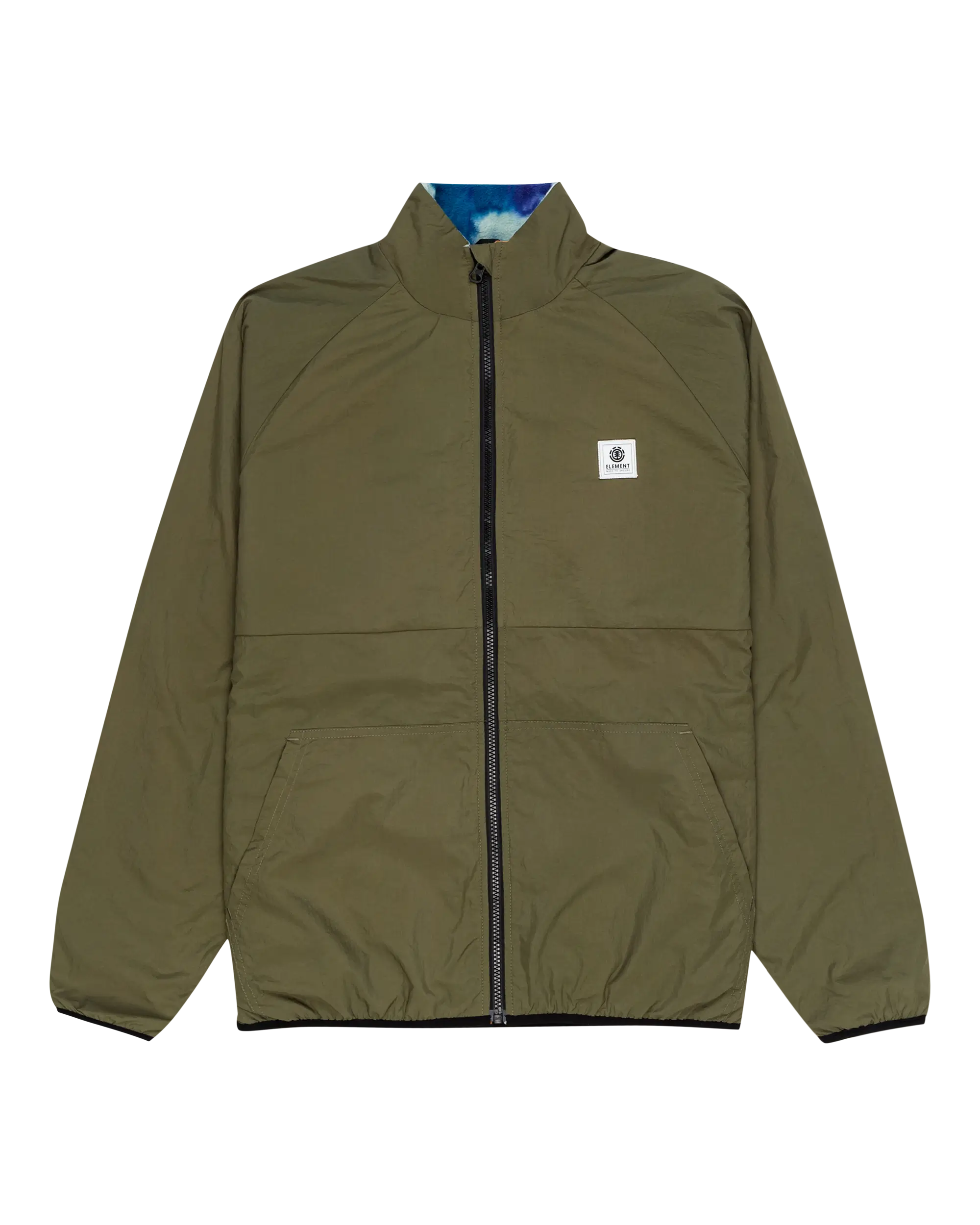 Wolfe Track Reversible Light Jacket In Dark Magma