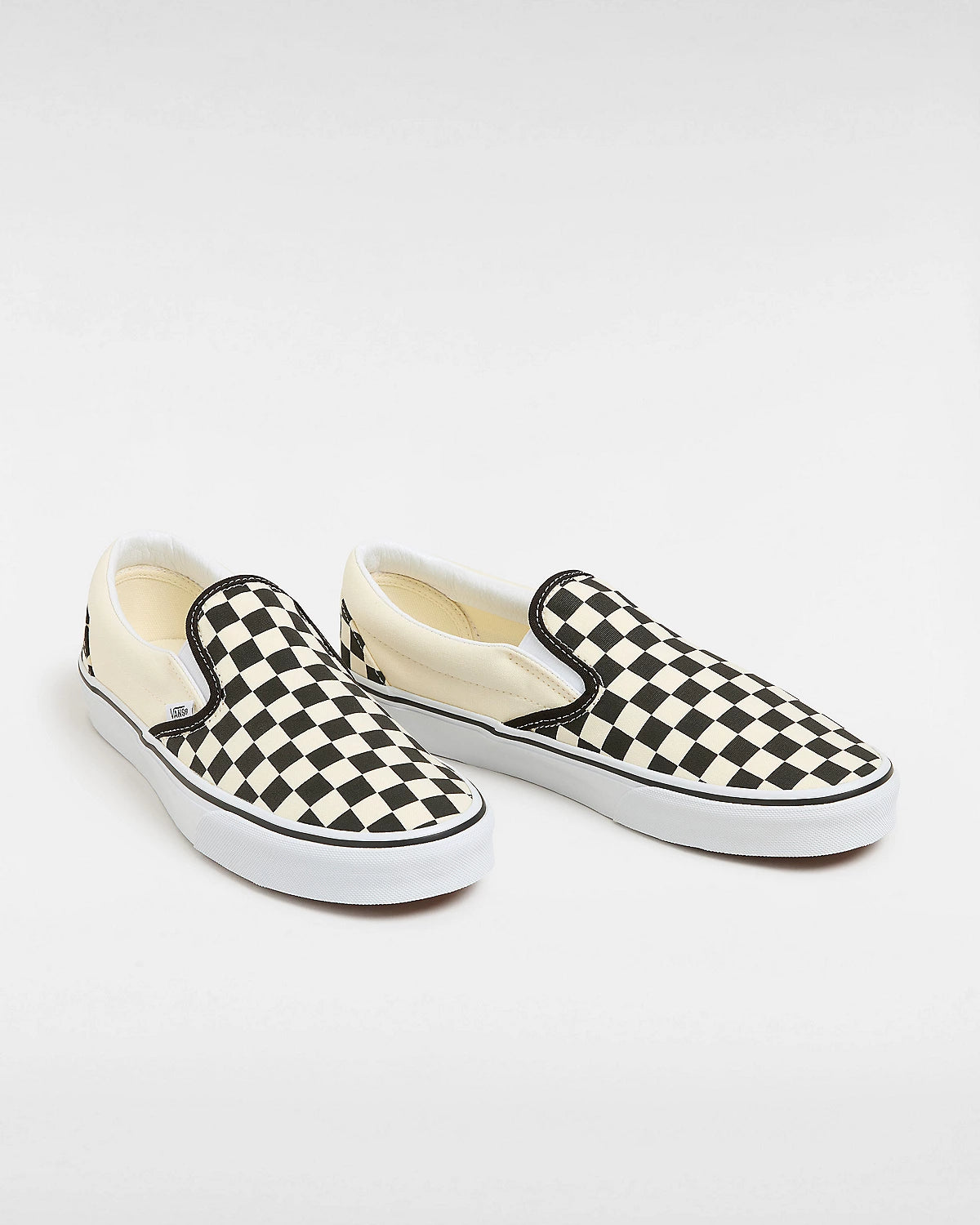Womens Classic Slip-ons In BlackandWhite