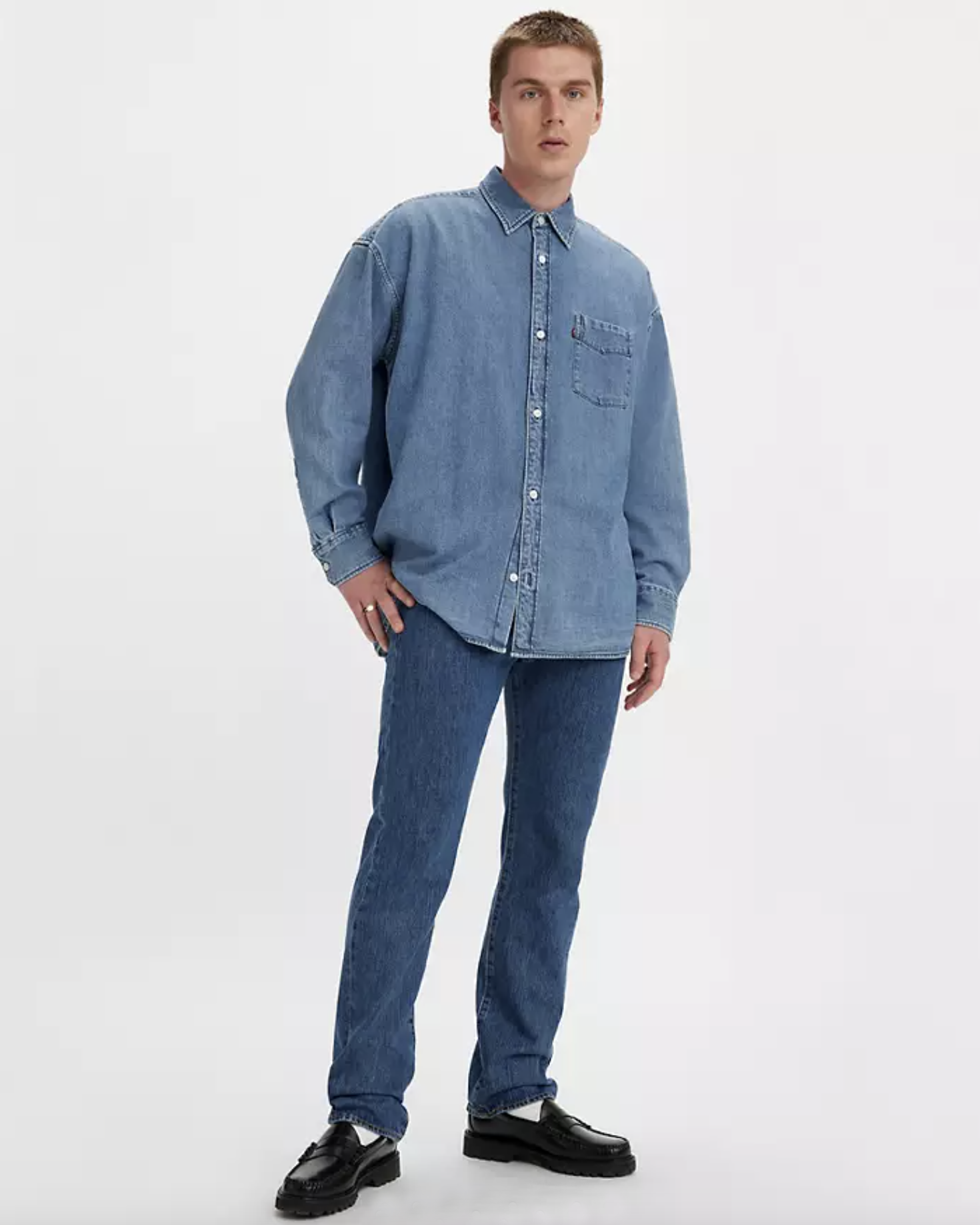 501 Core Levis Original Jeans In Blue