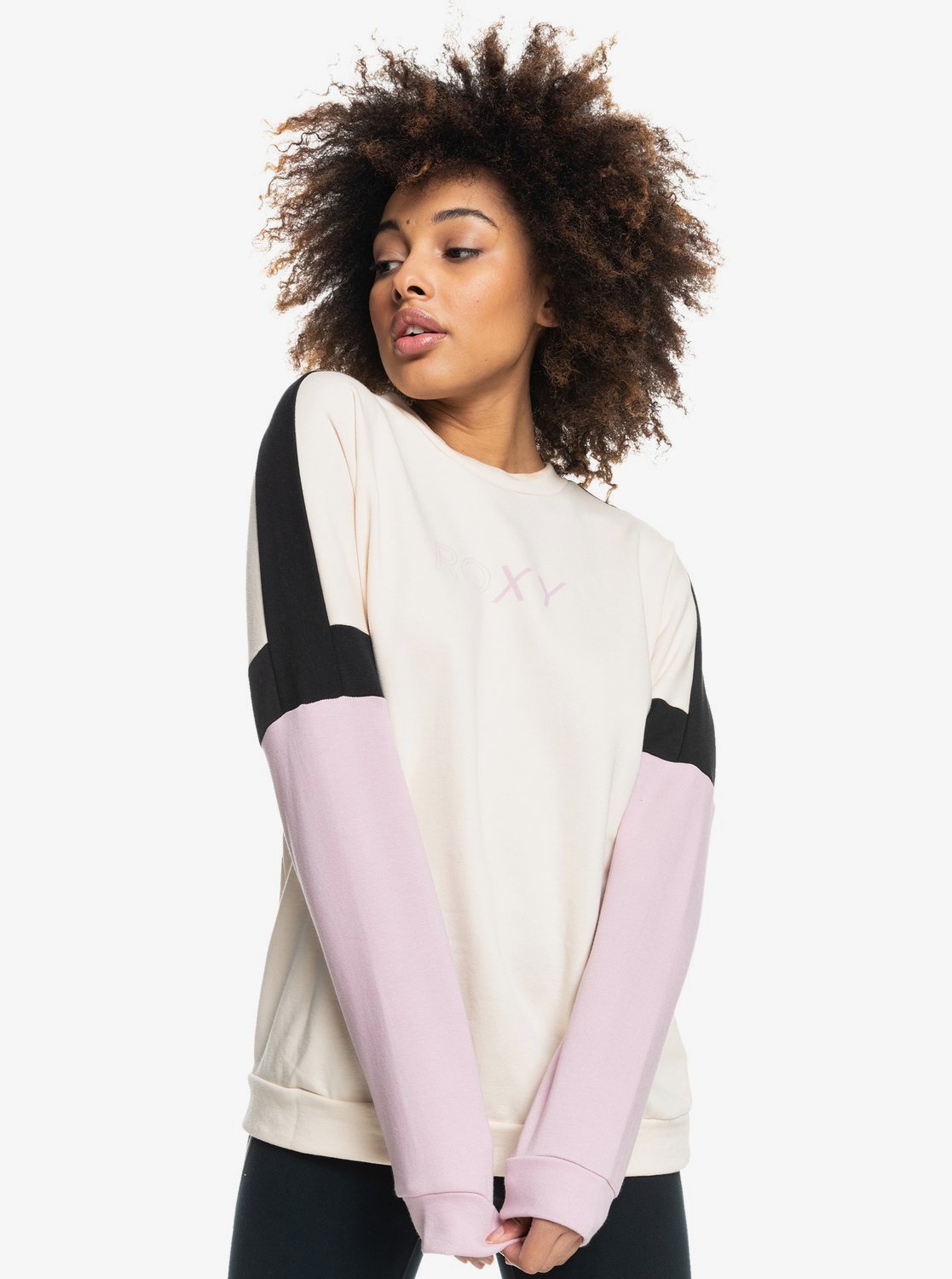 Blinding Lights Sweatshirt In Tapioca