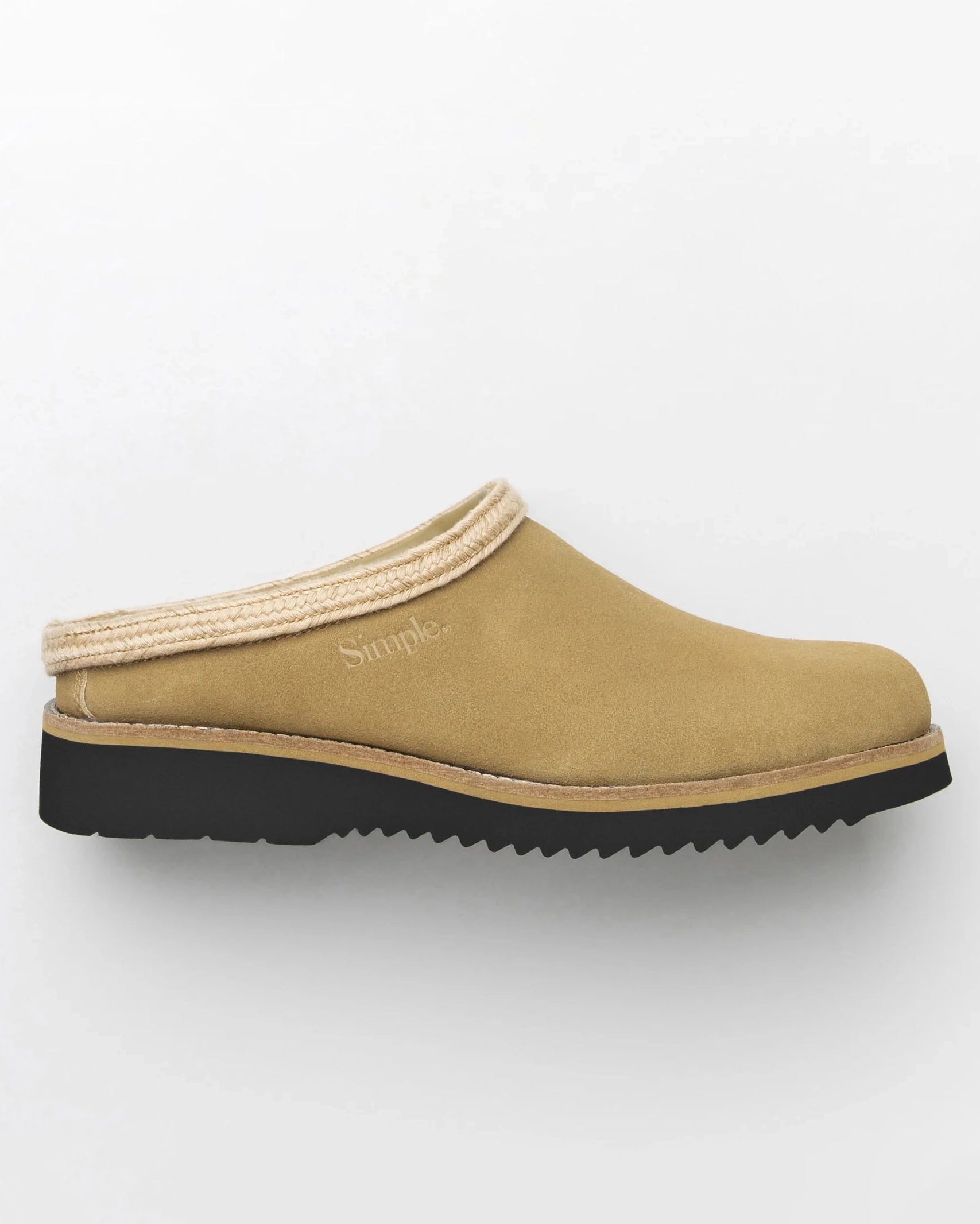 Womens Original Suede Clog In Cowboy Brown
