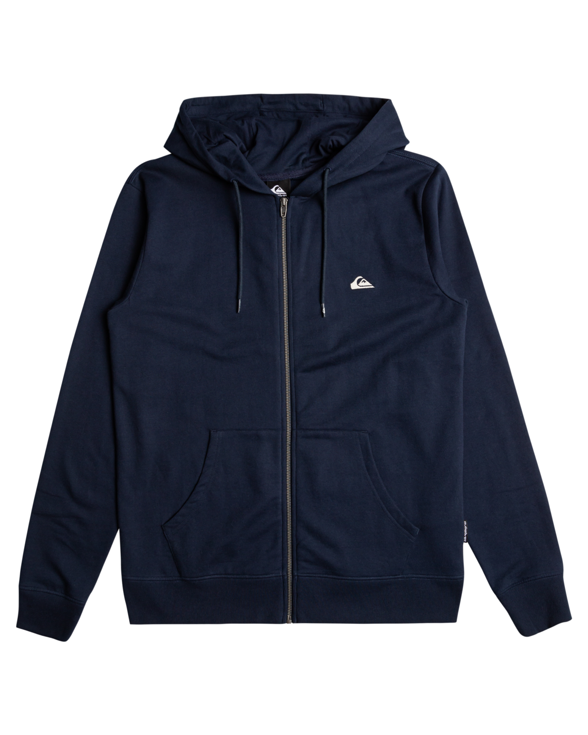 Boys Basic Zip Hoodie In Navy Blazer