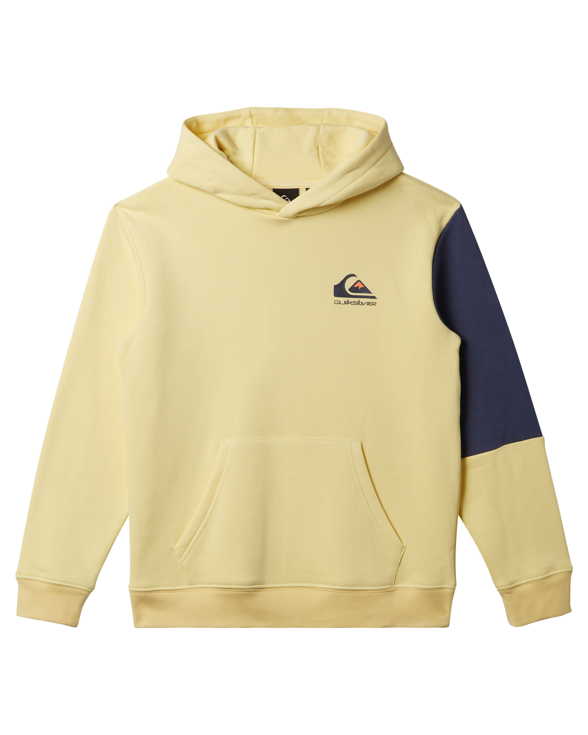 Boys Colour Flow Hoodie In Mellow Yellow