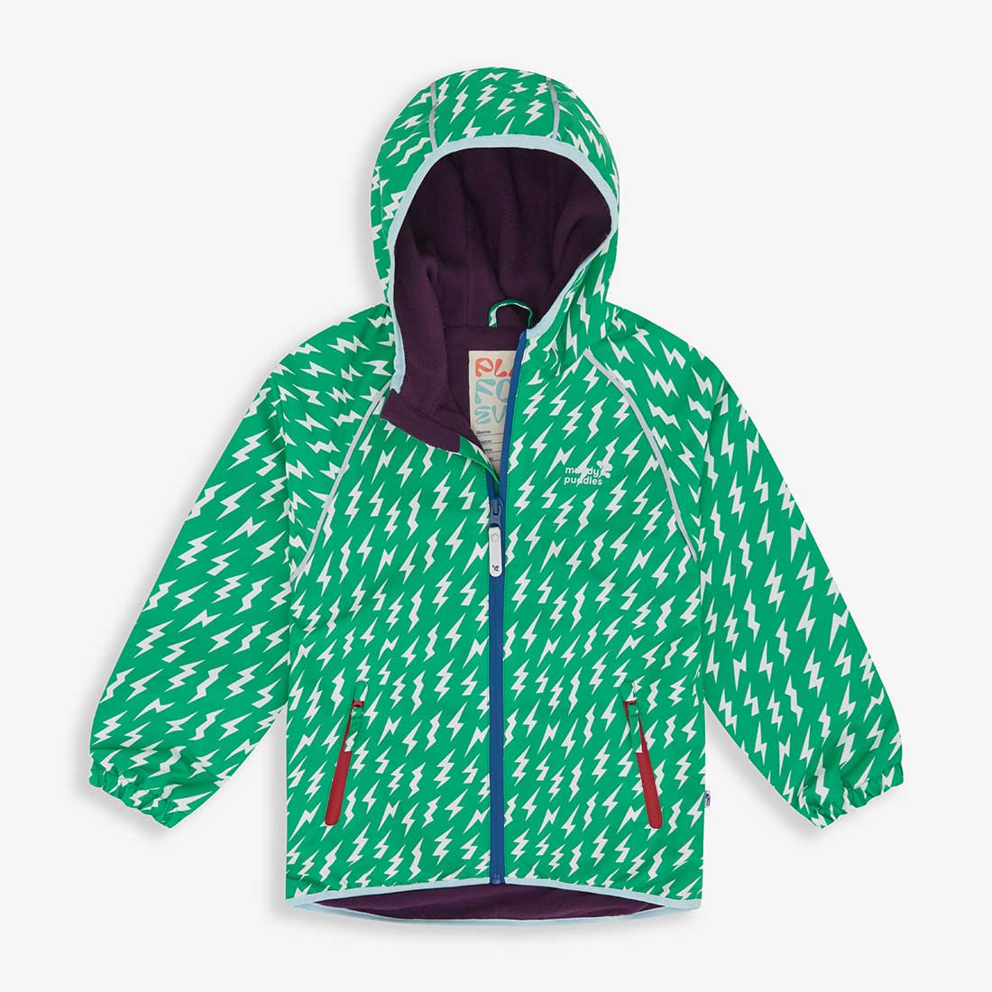 Ecosplash Waterproof Fleece Lined Jacket Green - 6-7 Yrs / Green