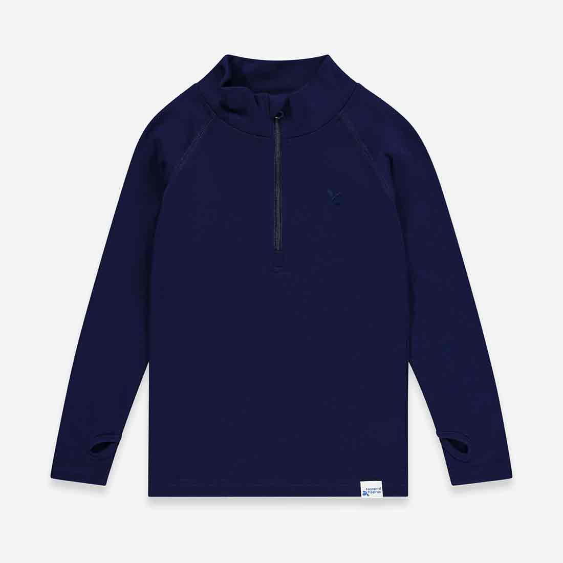 Kids Thermal Half Zip Top Navy - 5-6 Yrs / Navy