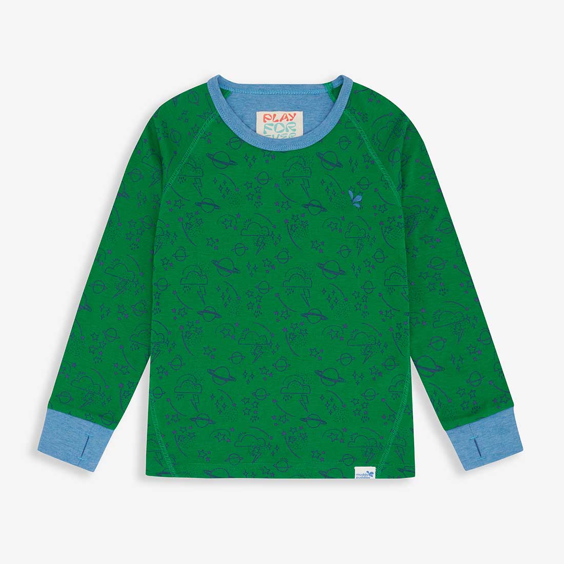 Kids Thermal Top Green - 7-8 Yrs / Green