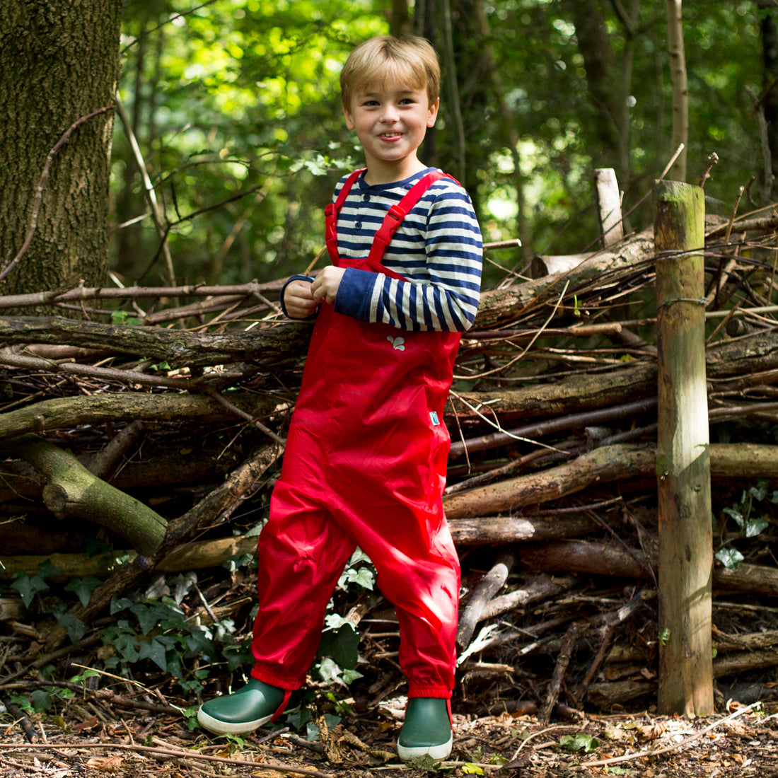 Originals Waterproof Dungarees Red - 2-3 Yrs / Red