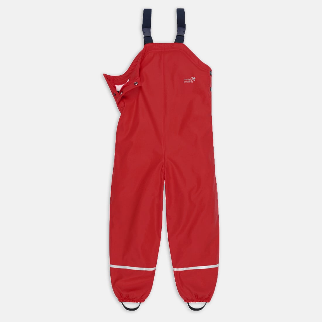 Puddleflex Waterproof Fleece Lined Dungarees Red - 4-5 Yrs / Red
