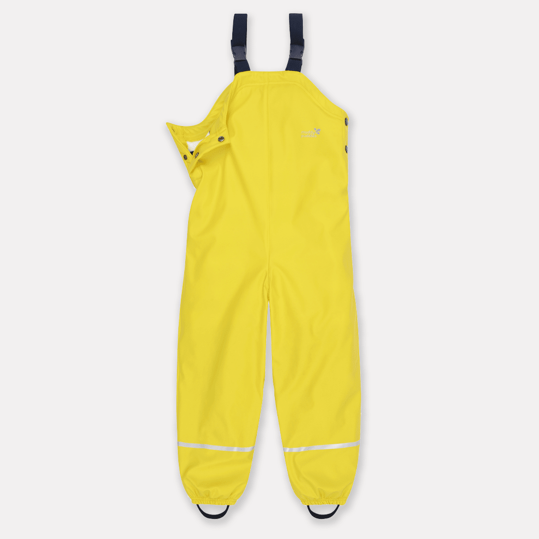 Puddleflex Waterproof Fleece Lined Dungarees Yellow - Yellow / 7-8 Yrs