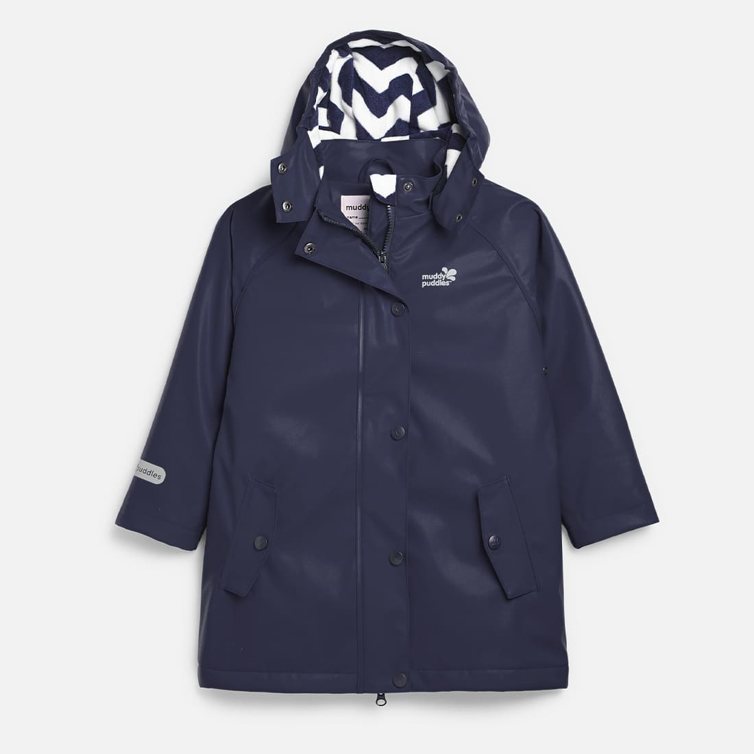 Puddleflex Waterproof Fleece Lined Jacket Navy - 11-12 Yrs / Navy