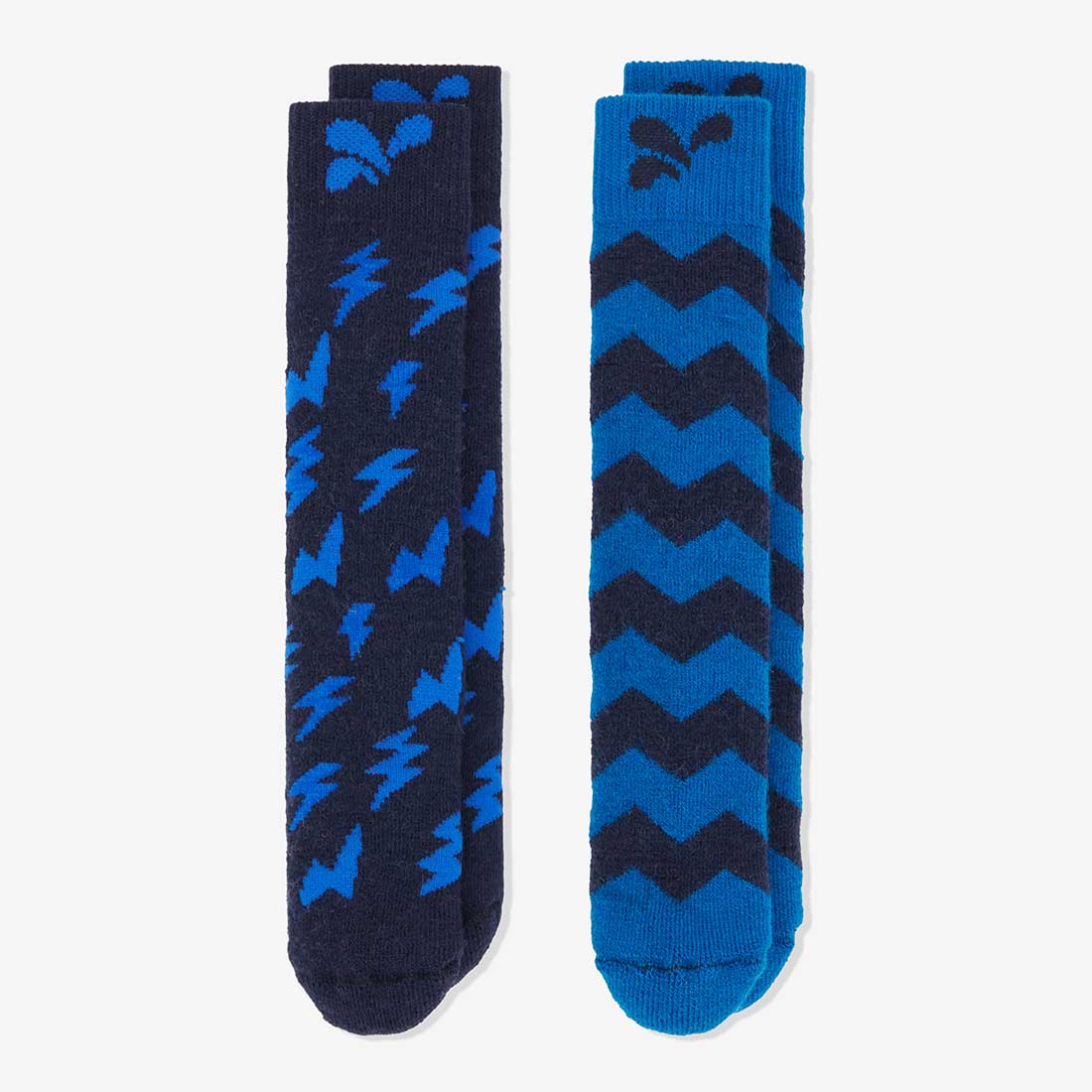 Puddlestomper Twin Pack Socks Navy - 9-12 Child / Blue