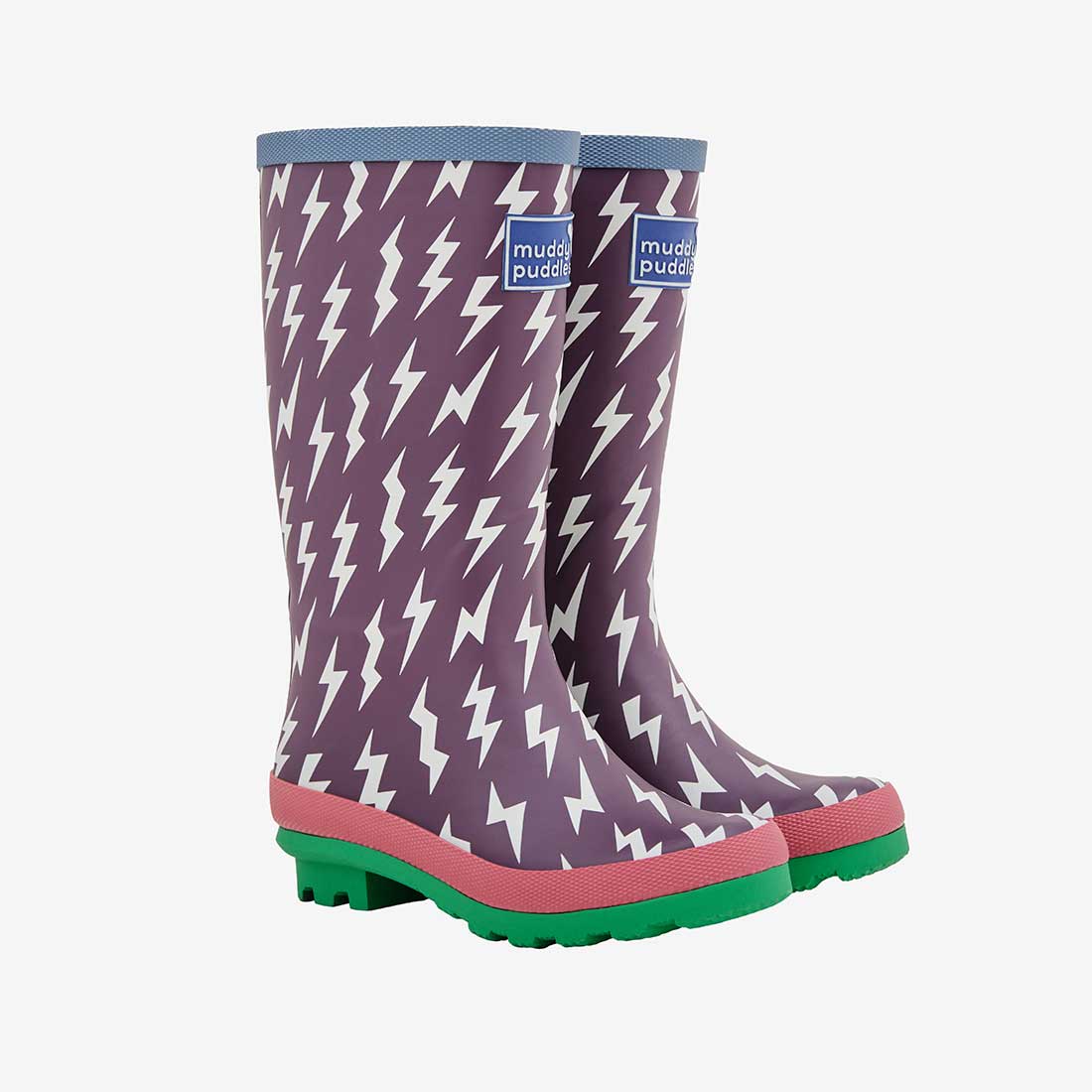 Puddlestomper Wellies Purple - 2 Youth / Purple