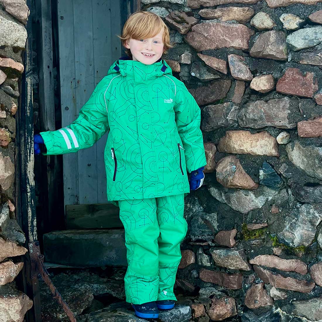 Blizard Kids Ski Jacket Green - 4-5 Yrs / Green