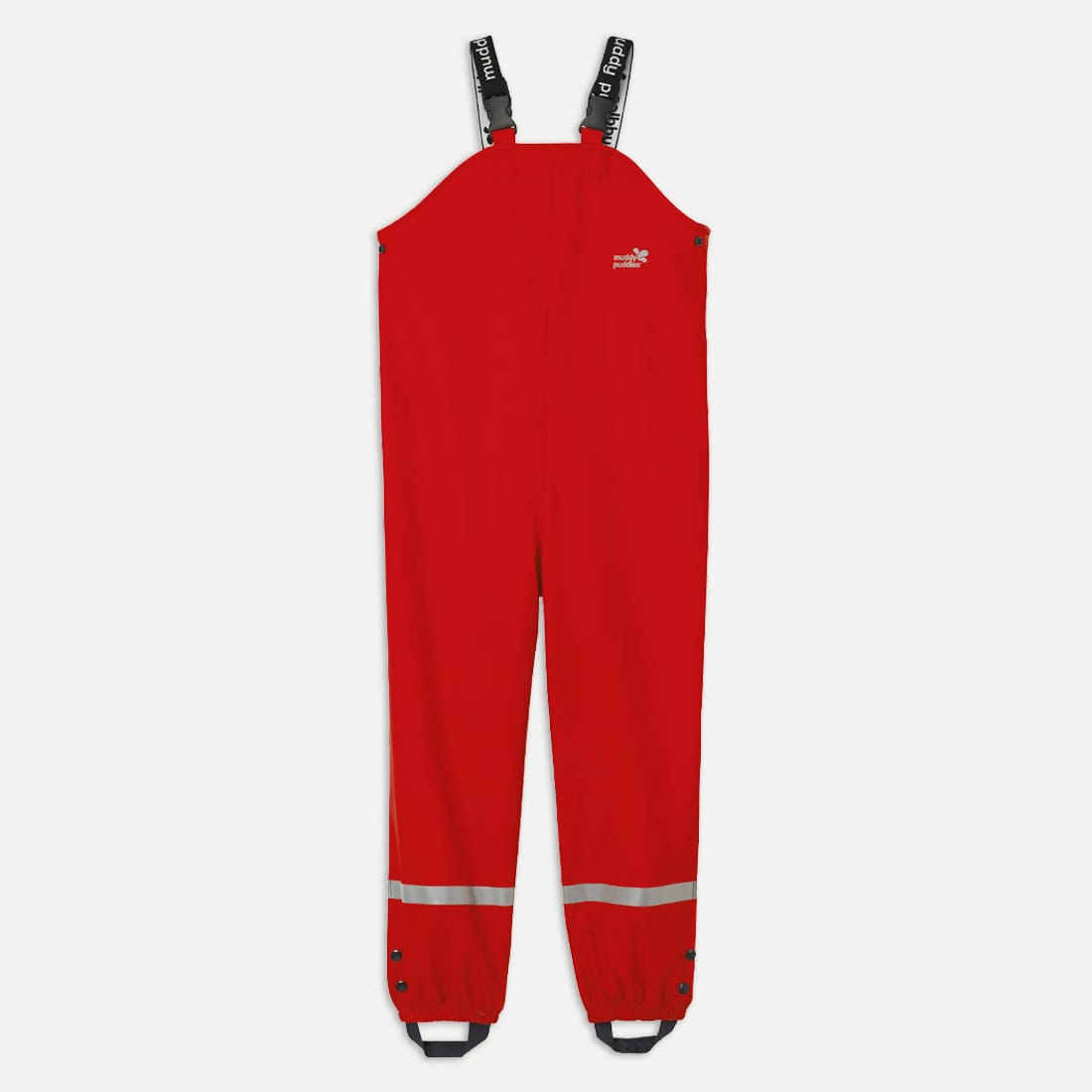 Rainy Day Waterproof Dungarees Red - 7-8 Yrs / Red