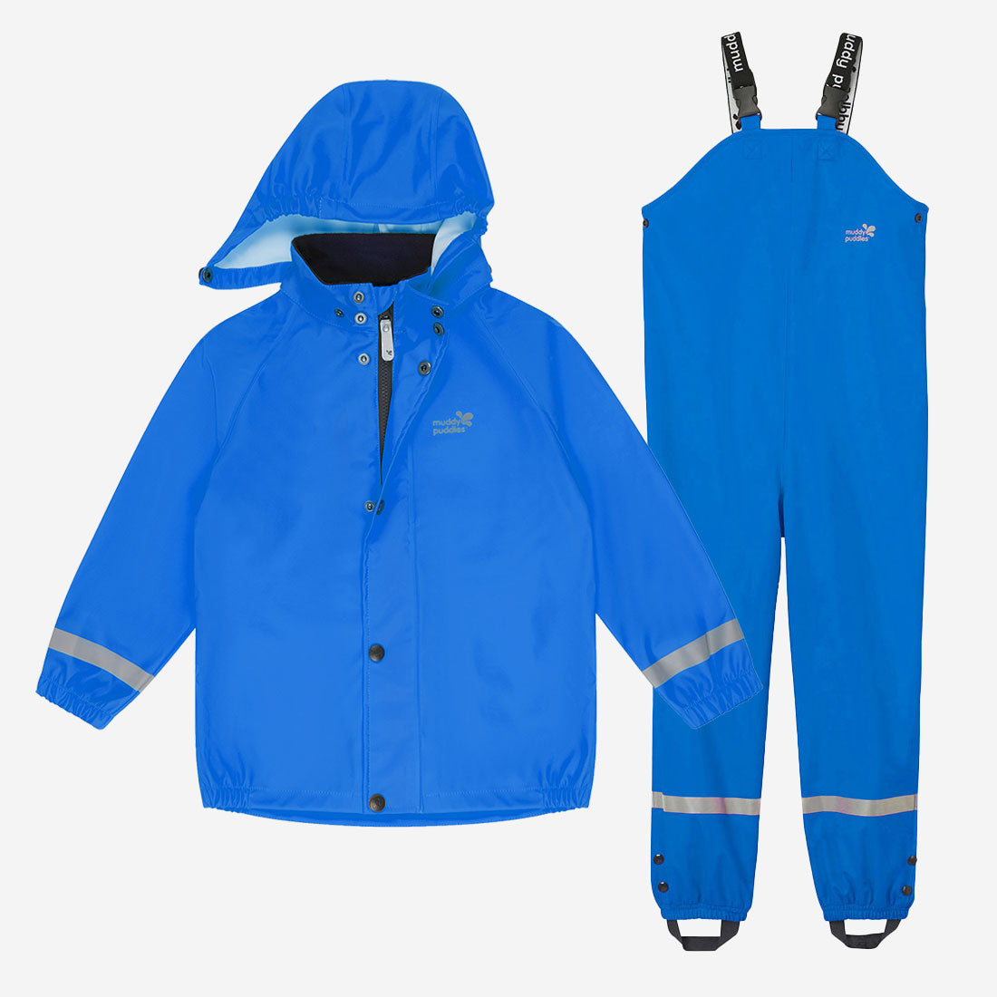 Rainy Day Waterproof Jacket And Dungarees Set Blue - 12-18 Mths / Blue
