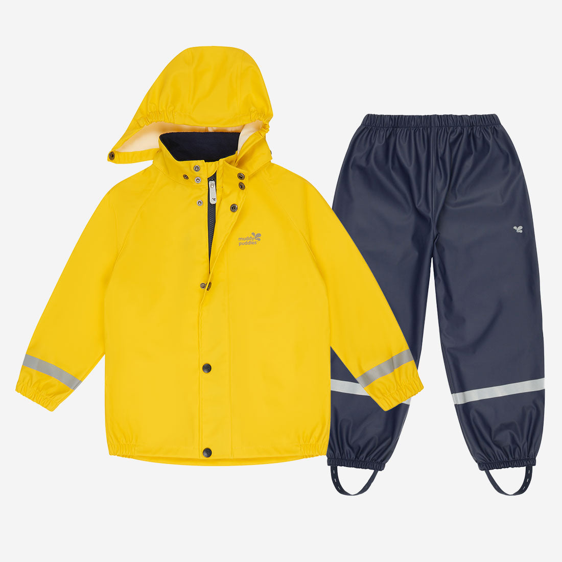 Rainy Day Waterproof Jacket And Trousers Set Yellow - 3-4 Yrs / Multi