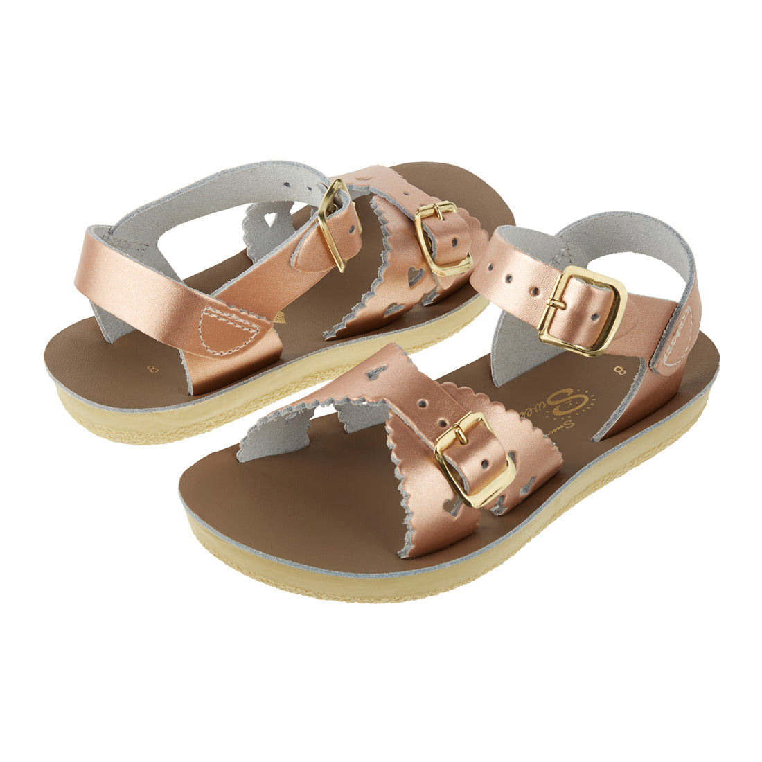 Saltwater Sweetheart Sandals Rose Gold - 9 Infant / Rose Gold