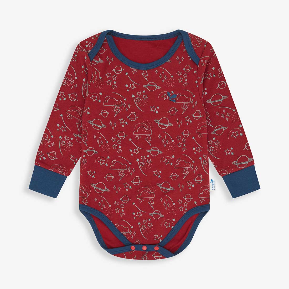 Thermal Baby Grow Red - 12-18 Mths / Red