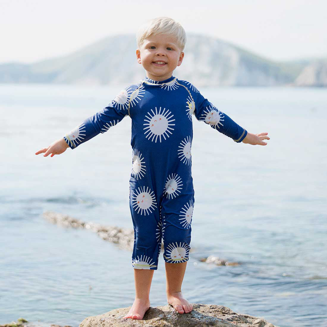 Uv Protective Surf Suit Blue - 3-4 Yrs / Blue