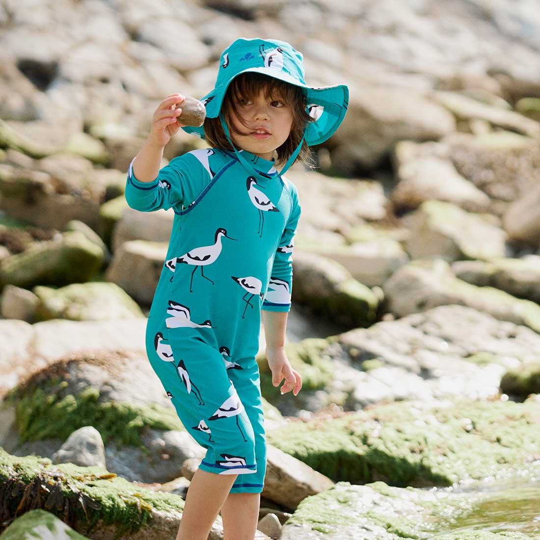 Uv Protective Surf Suit Green - 18-24 Mths / Green