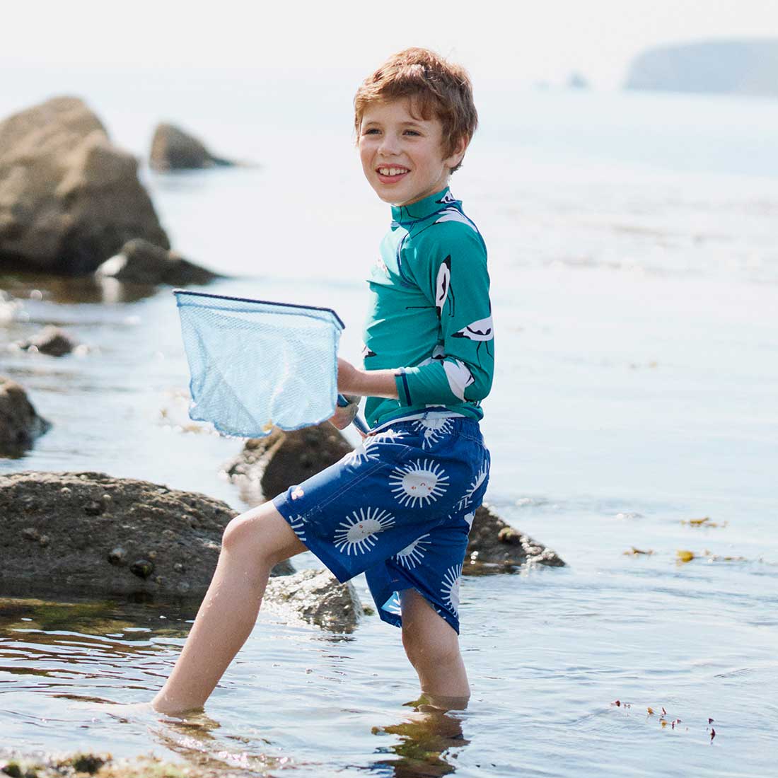Uv Protective Swim Shorts Blue - 18-24 Mths / Blue