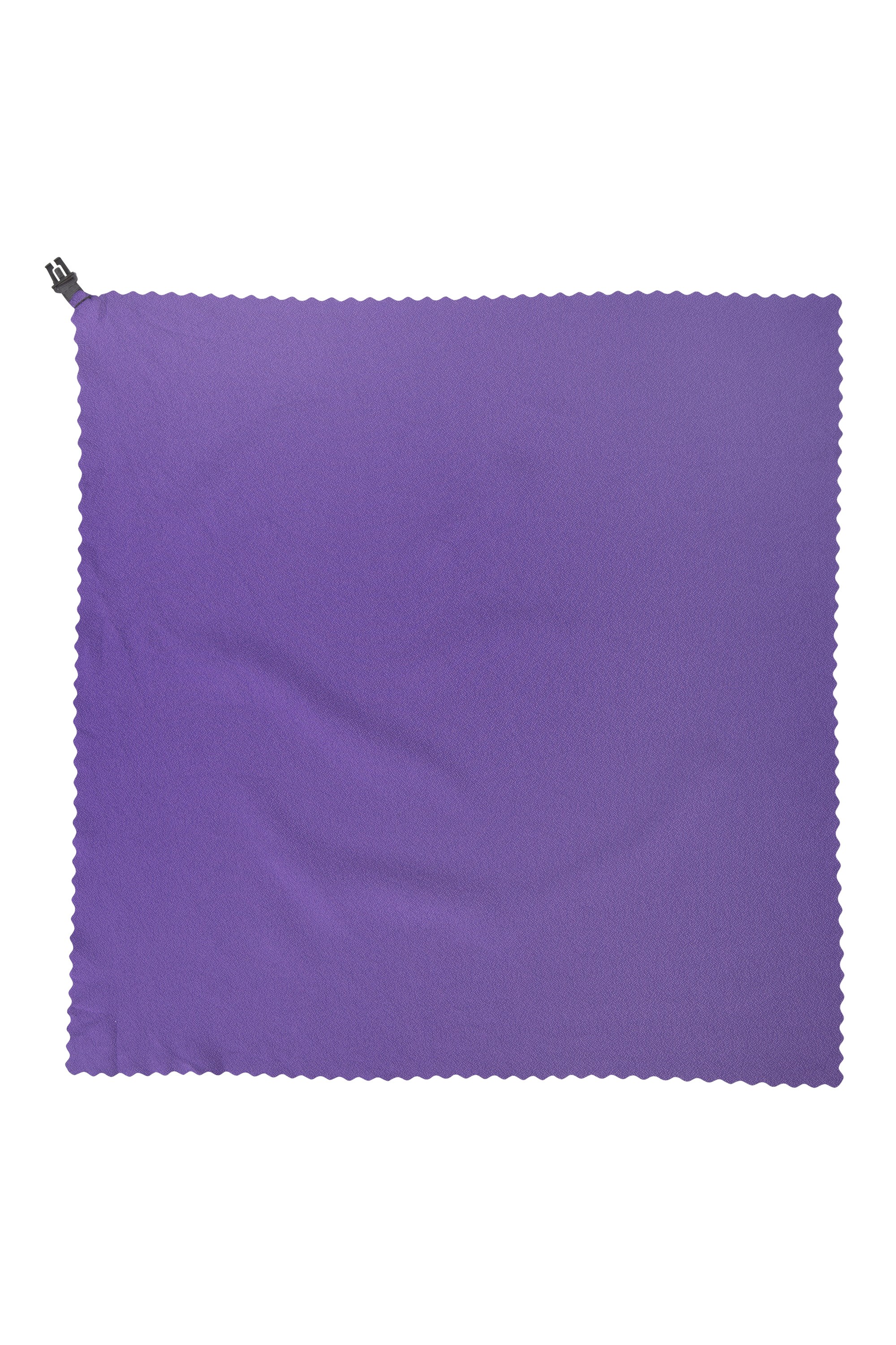 Clip Travel Towel - 40 X 40cm - Purple