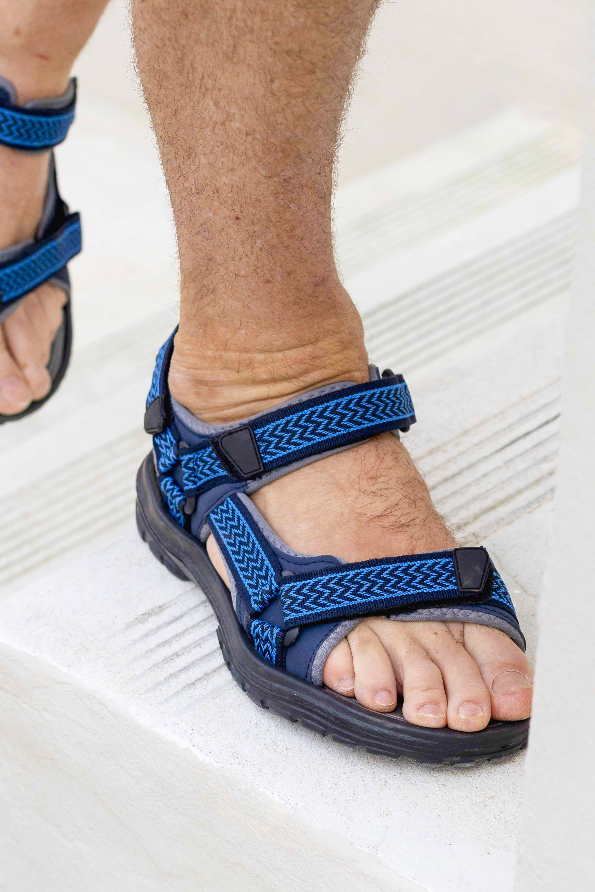 Crete Mens Sandals - Blue