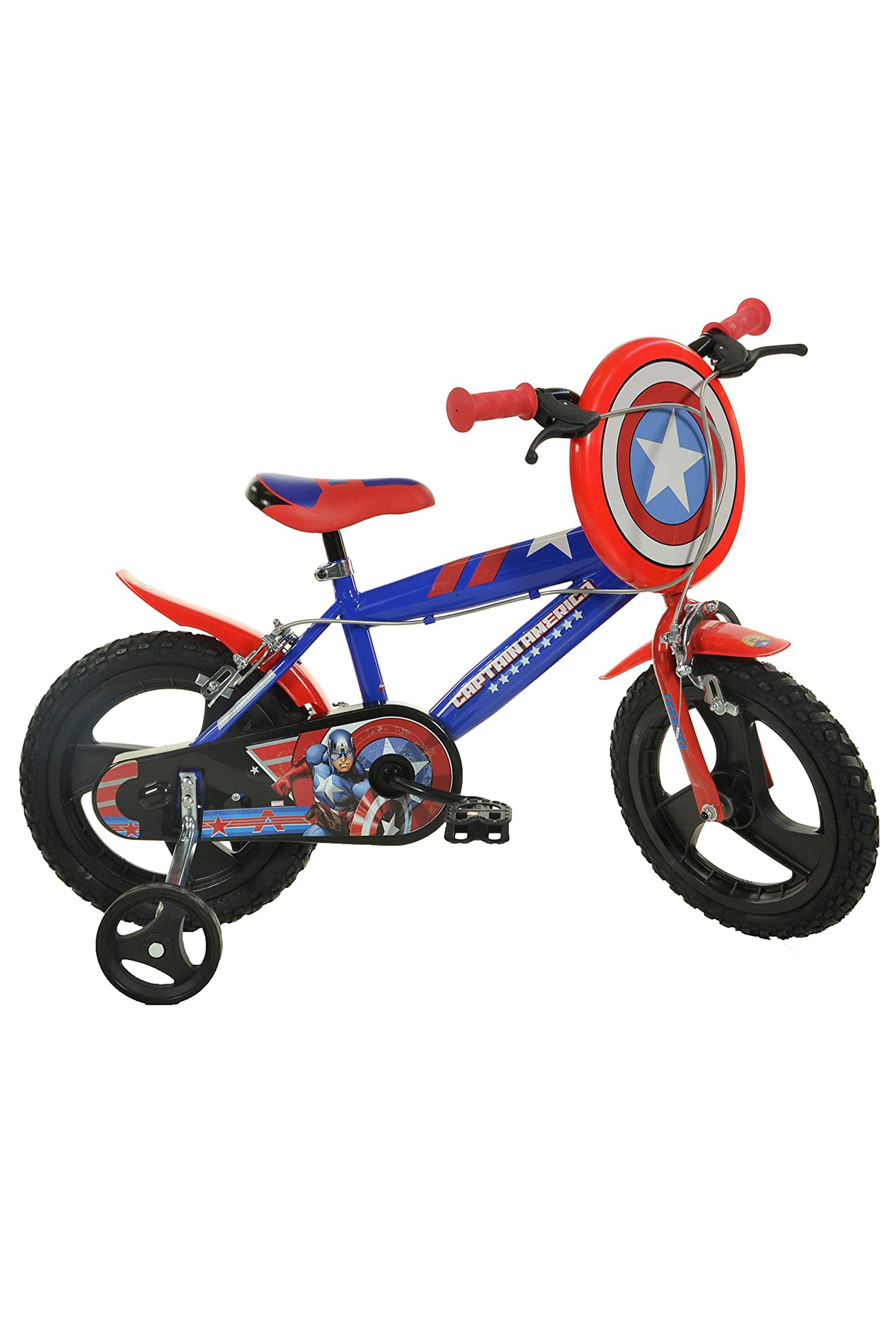 Dino Bikes 12/14 Captain America Kids Bike -