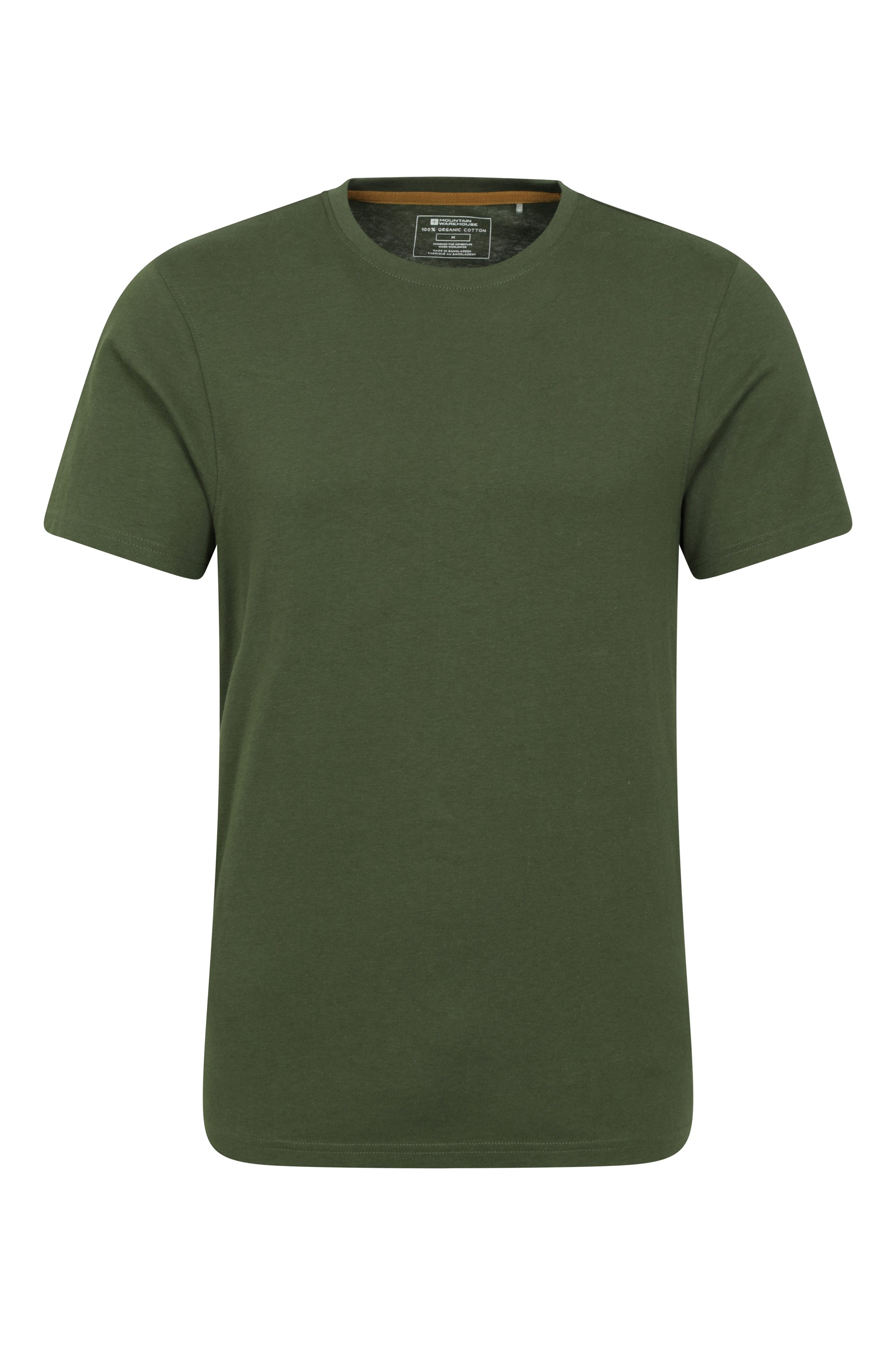 Eden Mens Organic Plain T-shirt - Green