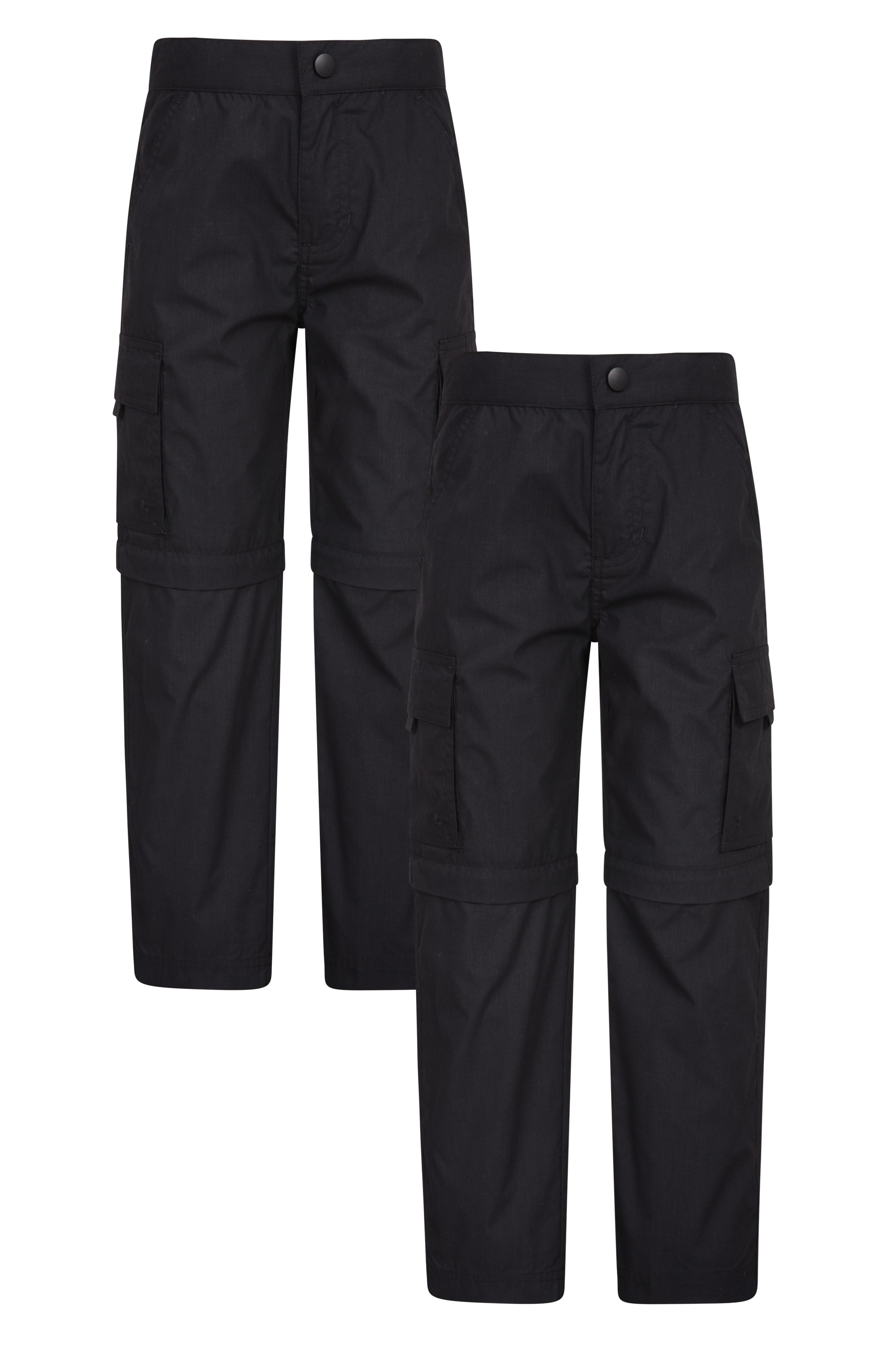 Active Kids Zip-off Trousers 2-pack - Black