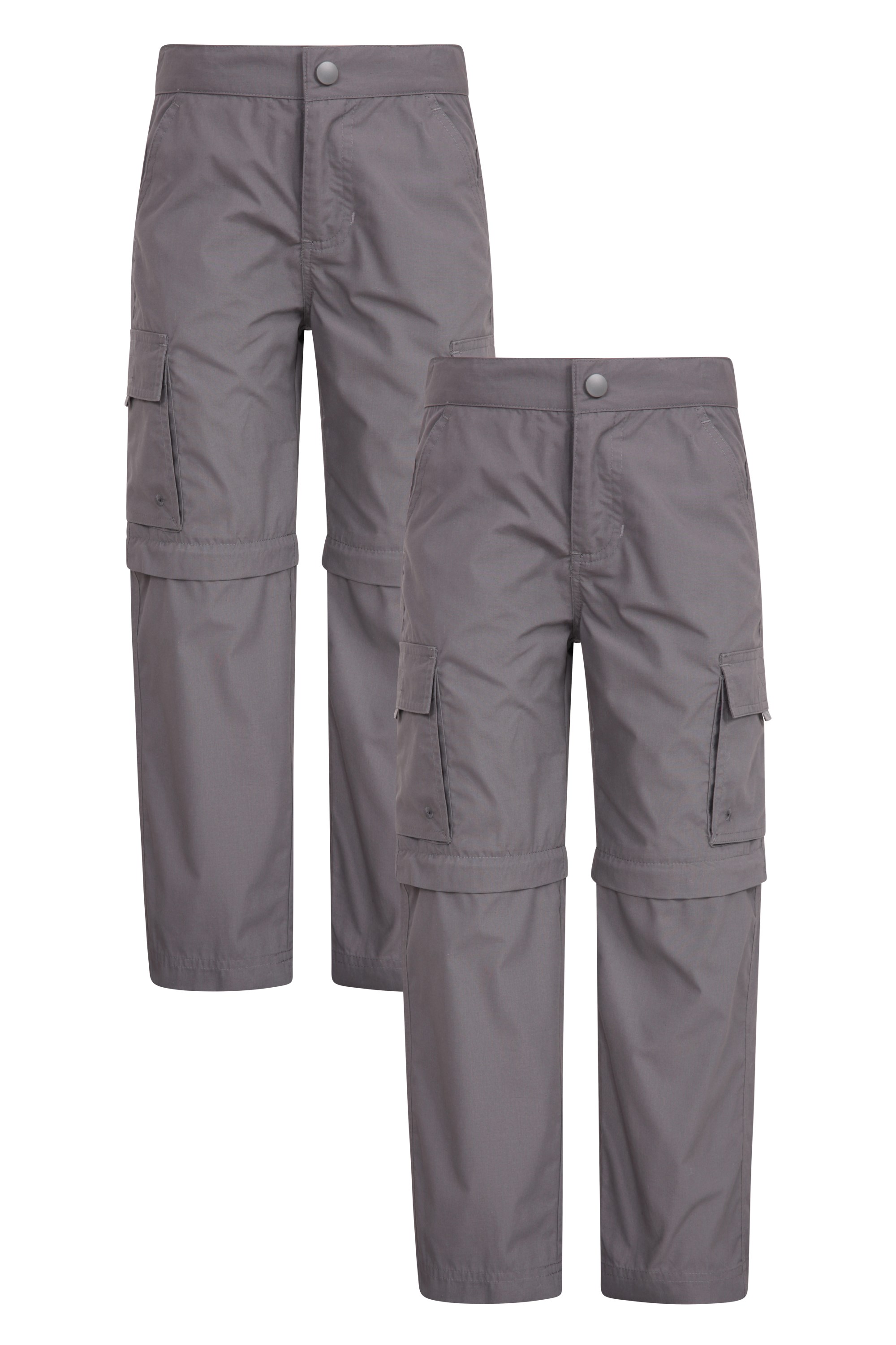 Active Kids Zip-off Trousers 2-pack - Grey