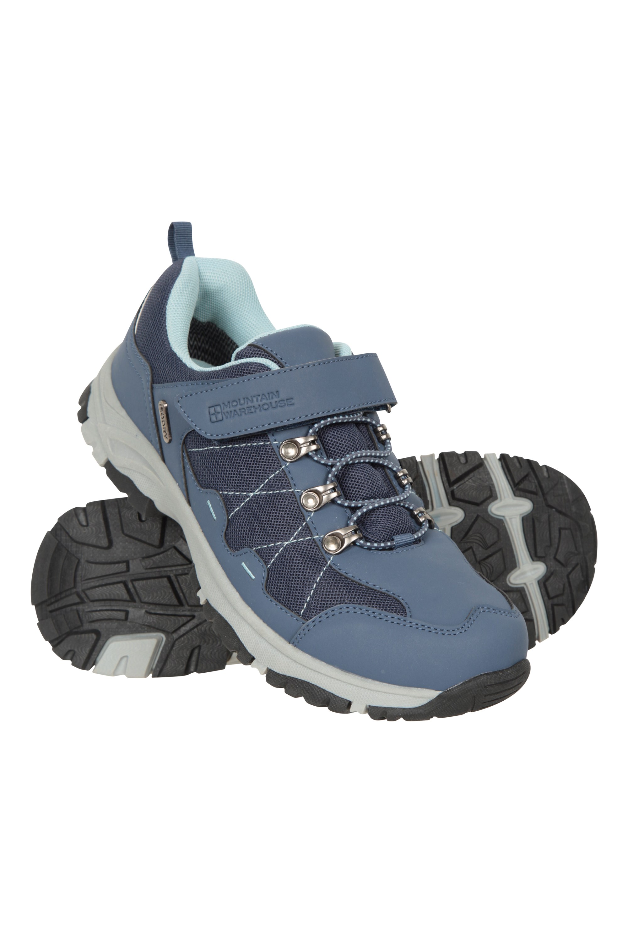 Adaptive Womens Waterproof Walking Shoes - Blue