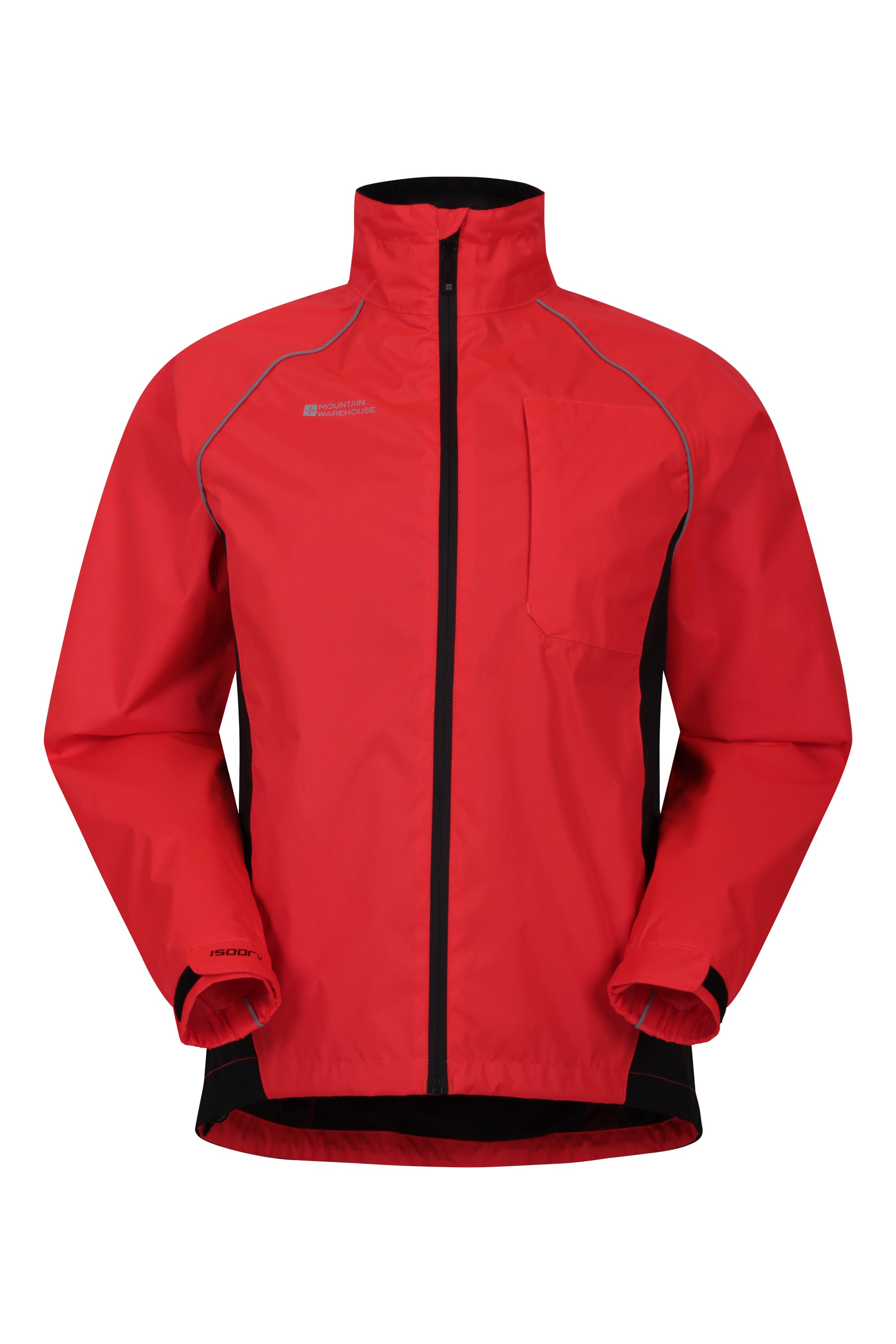 Adrenaline Ii Mens Iso-viz Waterproof Jacket - Red