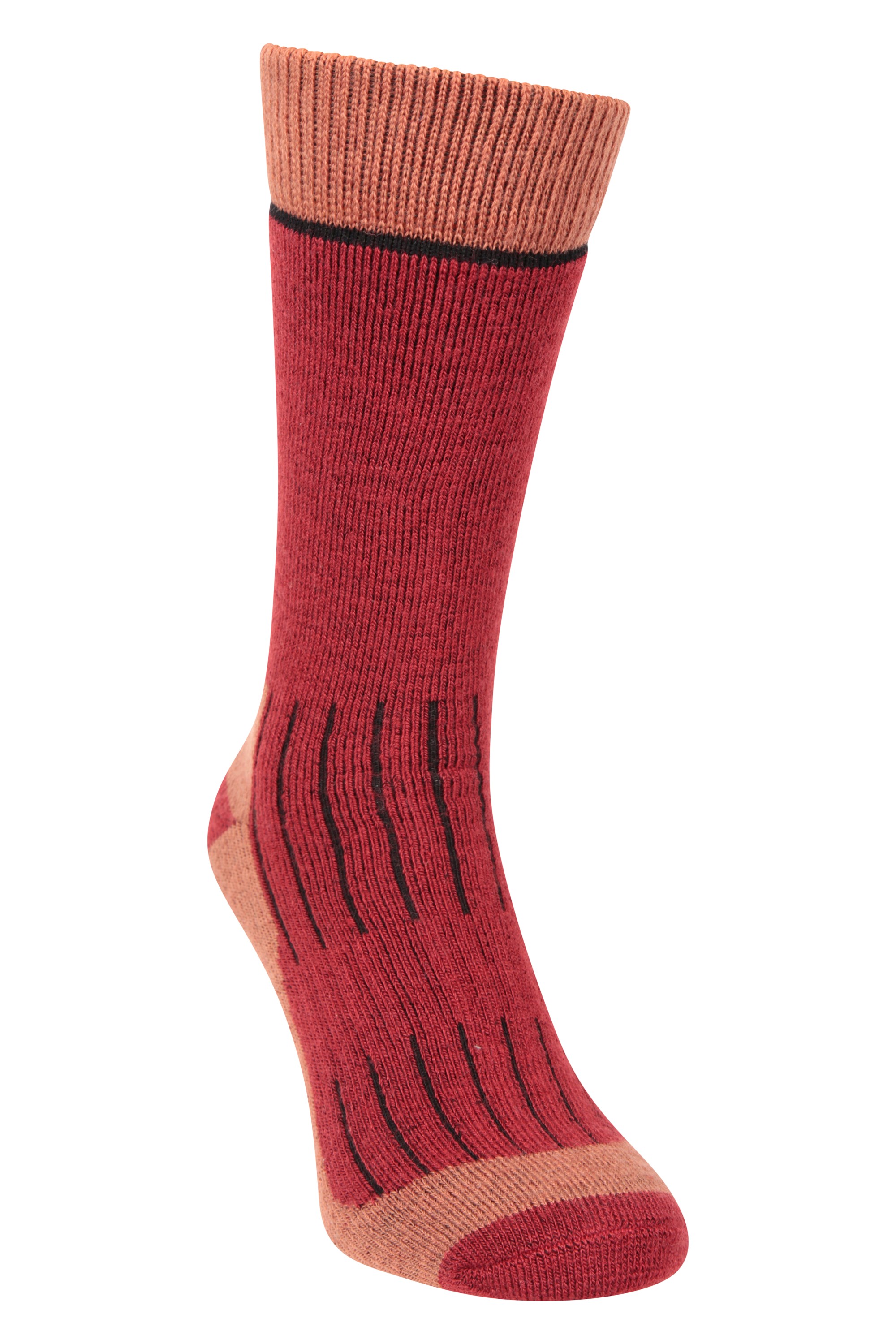 Explorer Mens Merino Thermal Socks - Red