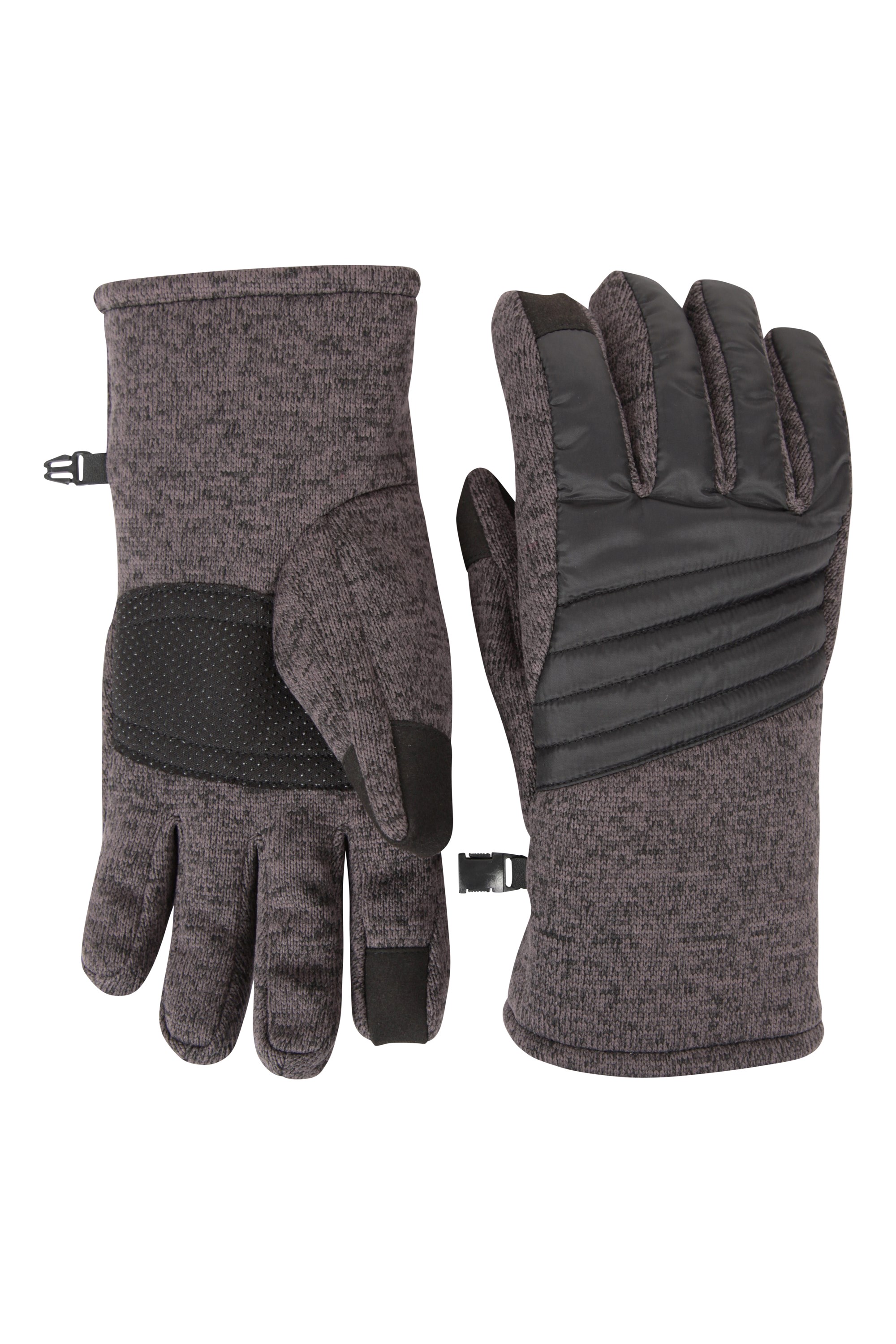 Extreme Waterproof Mens Padded Gloves - Grey