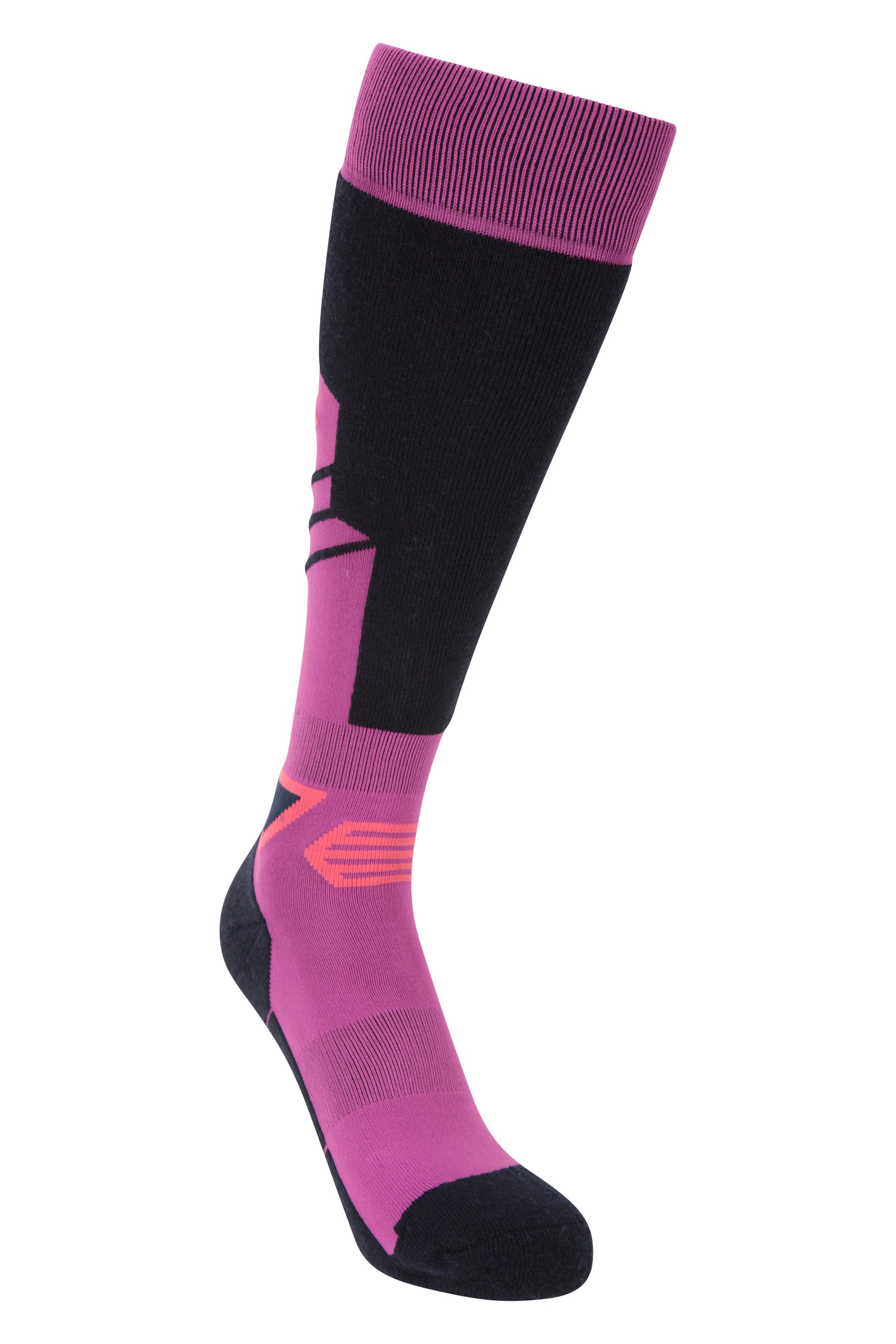 Extreme Womens Merino Thermal Ski Socks - Purple