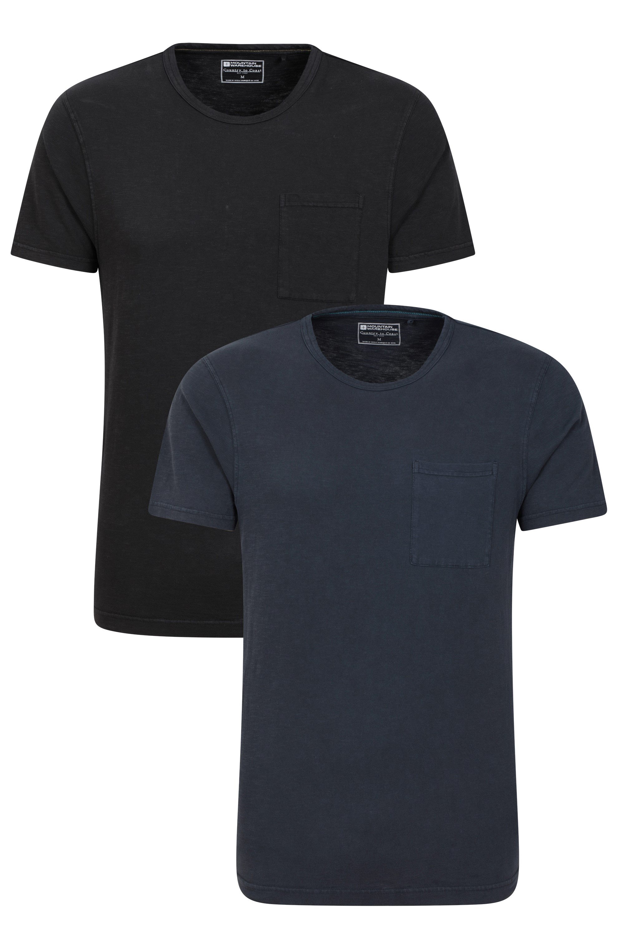 Fescue Mens T-shirt 2-pack - Black