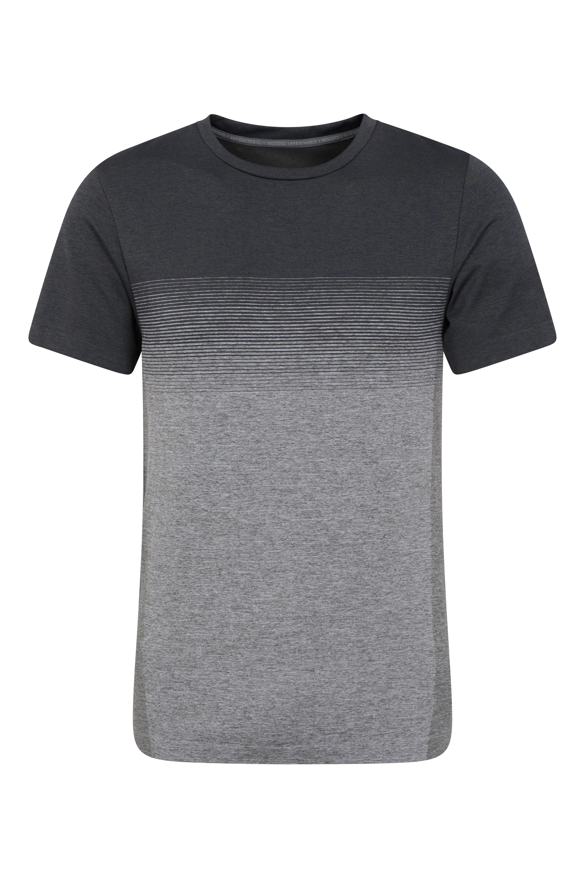 Grip Mens Seamless Ombre T-shirt - Grey