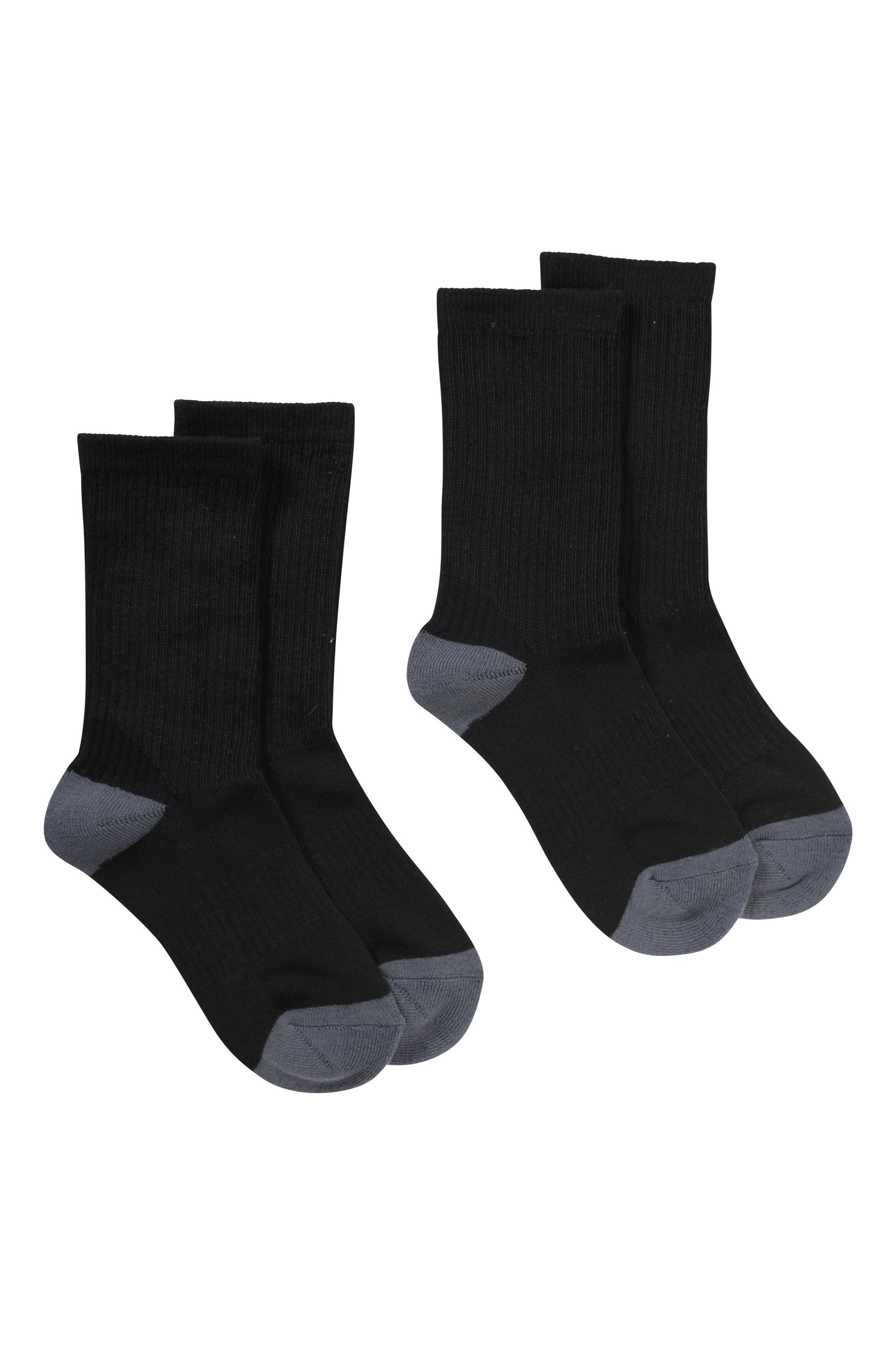 Hiker Kids Socks 2-pack - Black