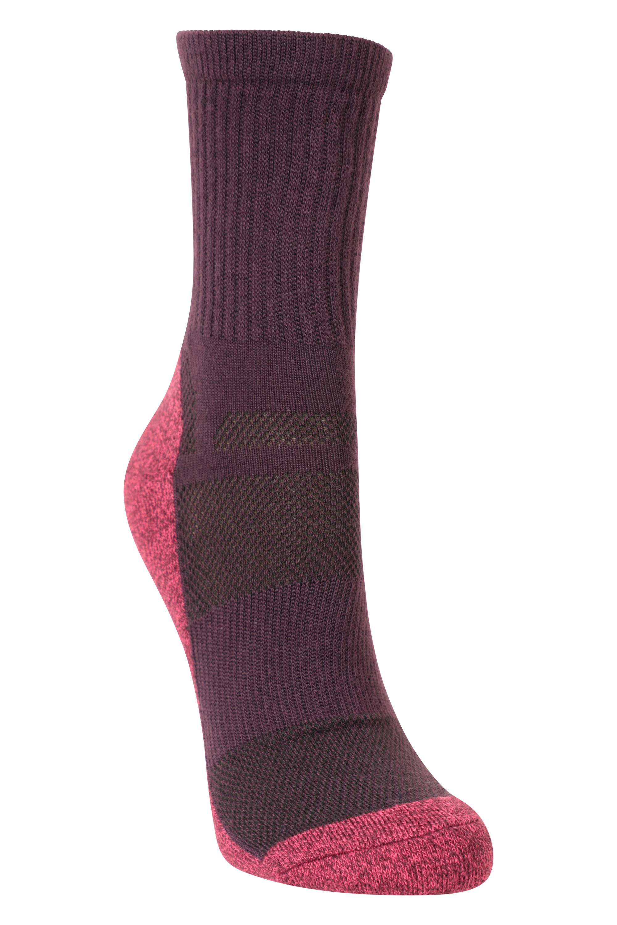 Isocool Womens Trekker Socks - Burgundy