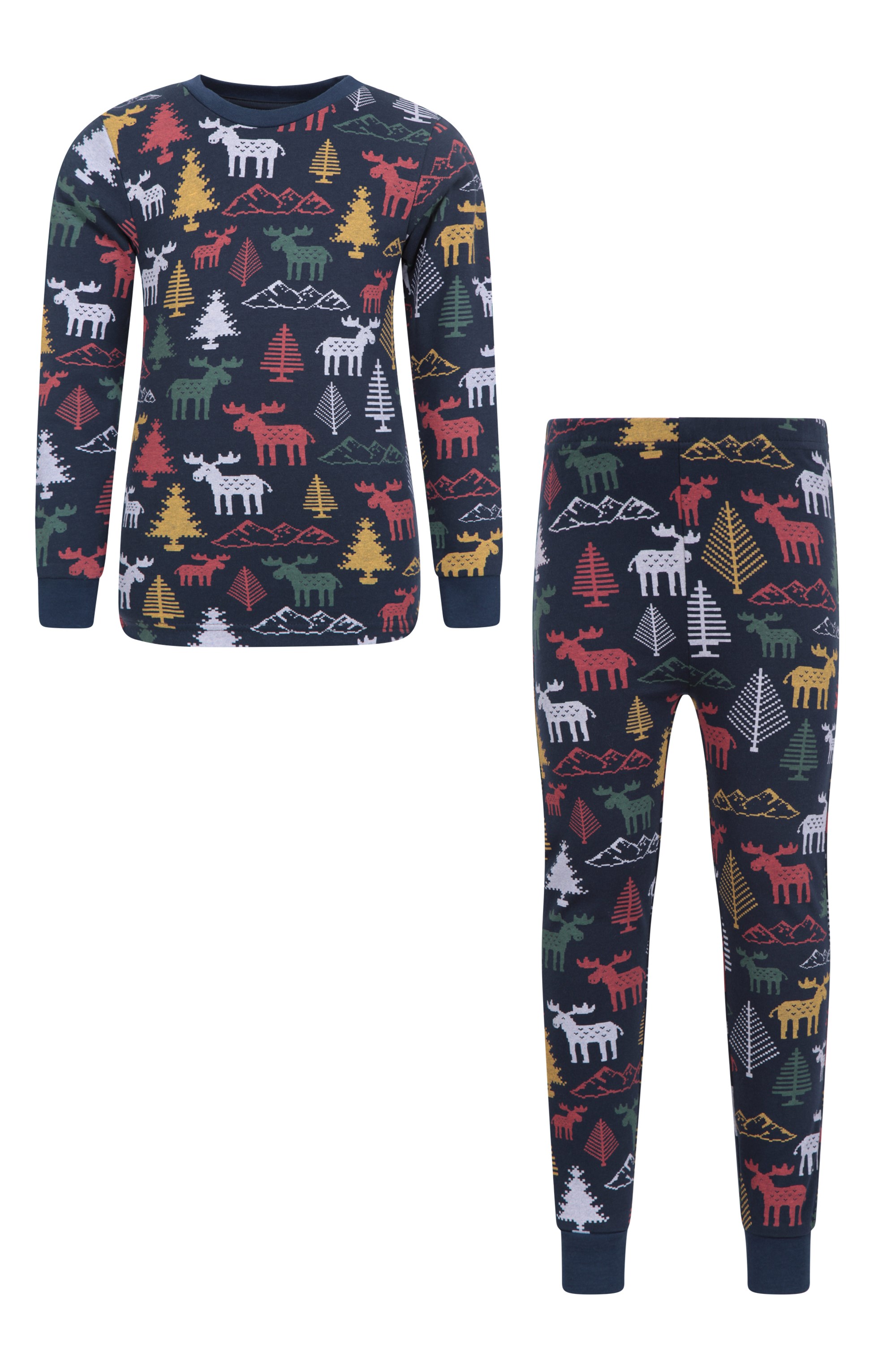 Kids Novelty Printed Pyjama Set - Navy