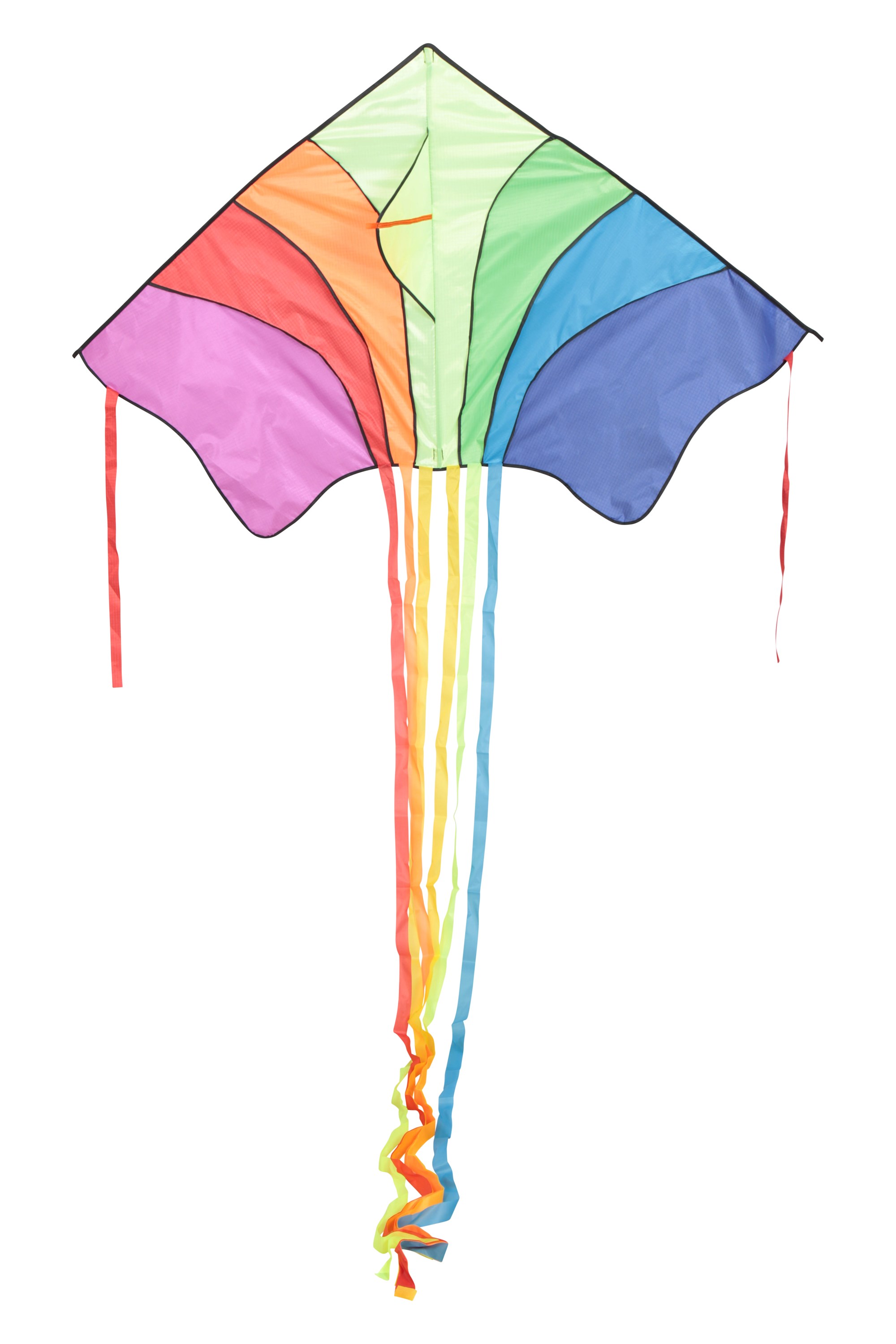 Kids Rainbow Pattern Kite - Green