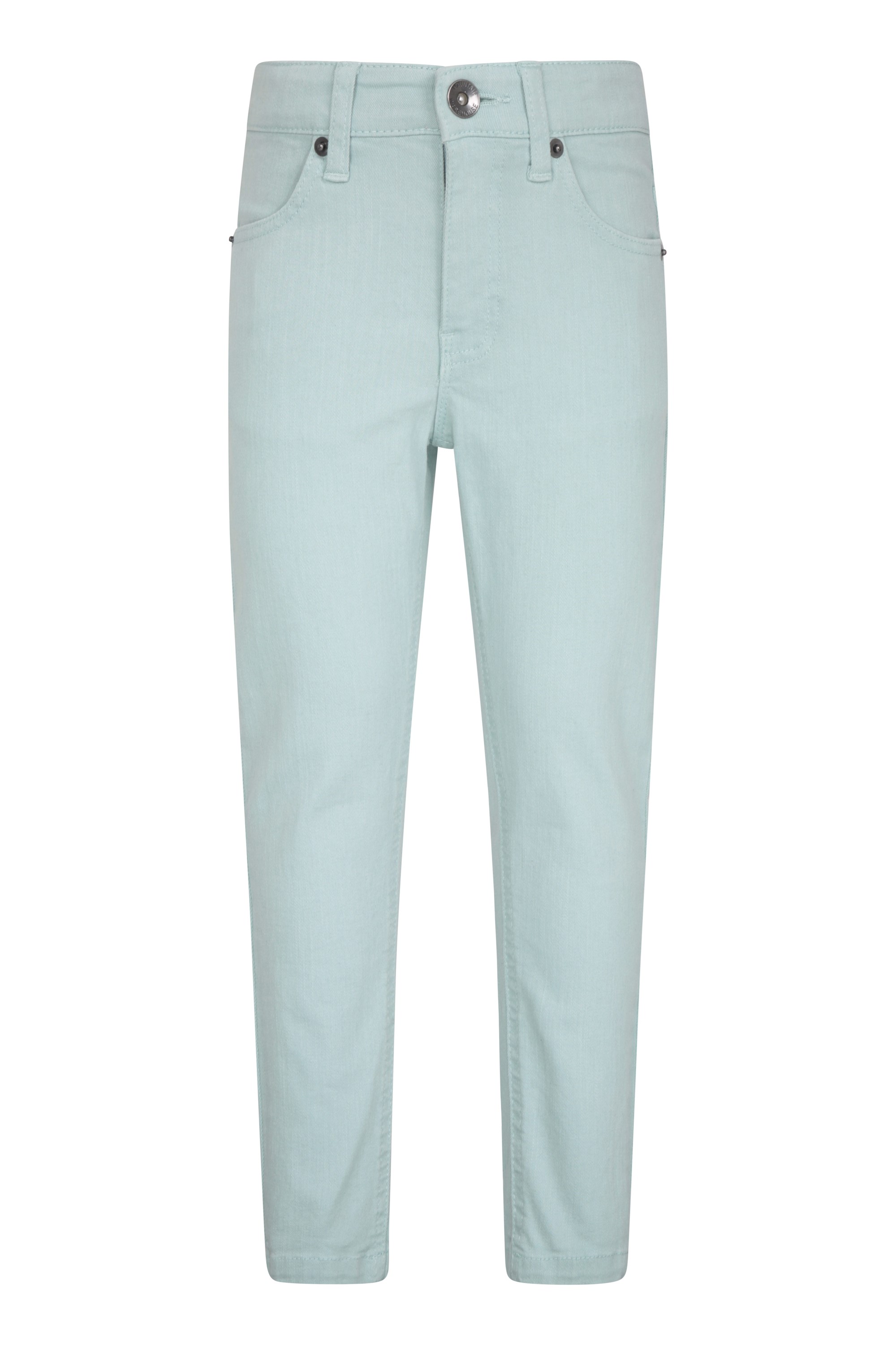 Kids Stretch Casual Trousers - Teal
