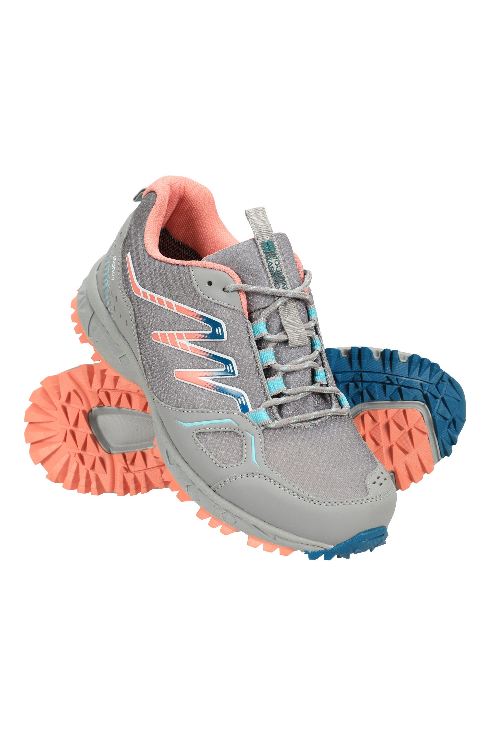 Lakeside Trail Womens Waterproof Running Shoes - Grey